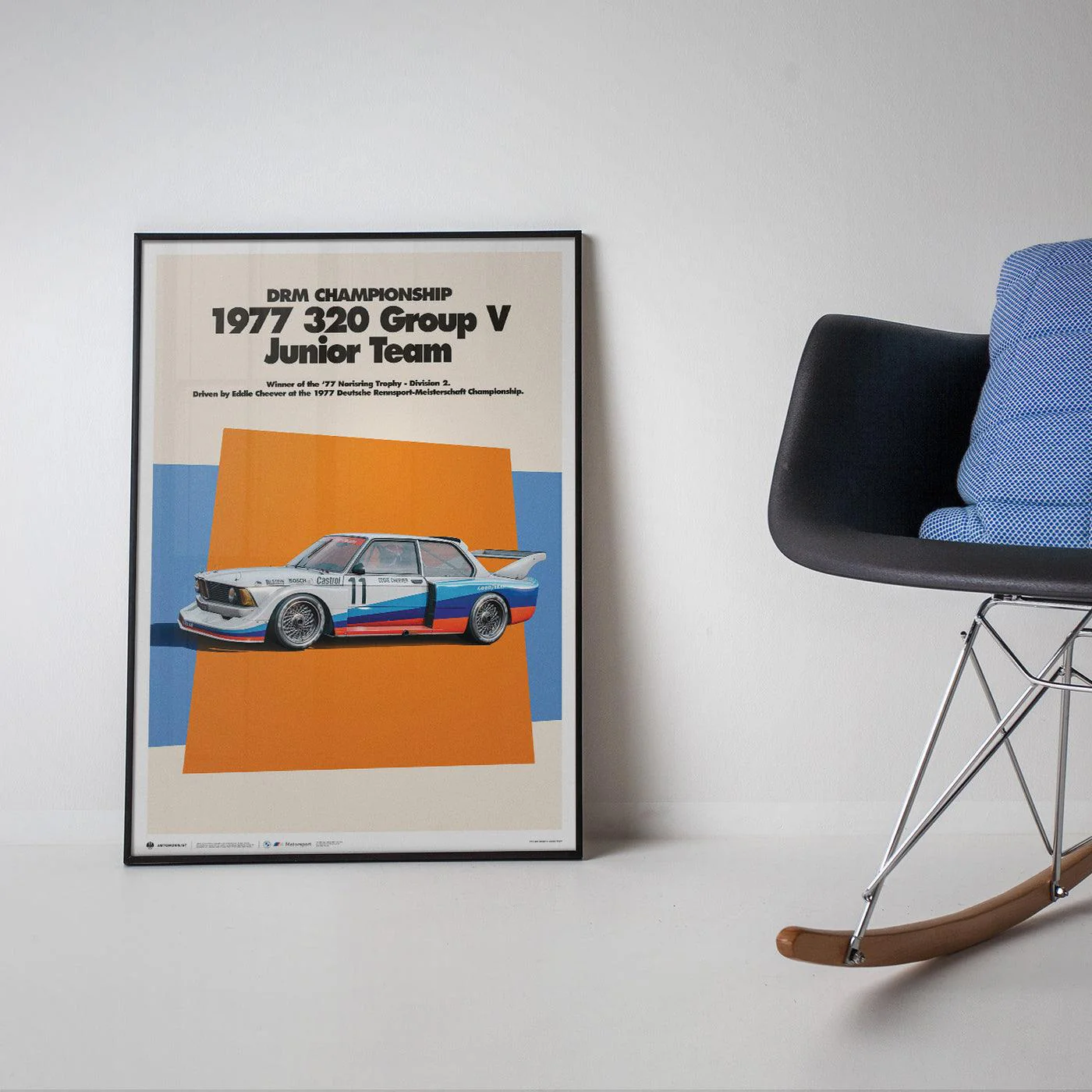 1977 BMW 320 Group 5 DRM BMW Art Car Series Poster - Image 3