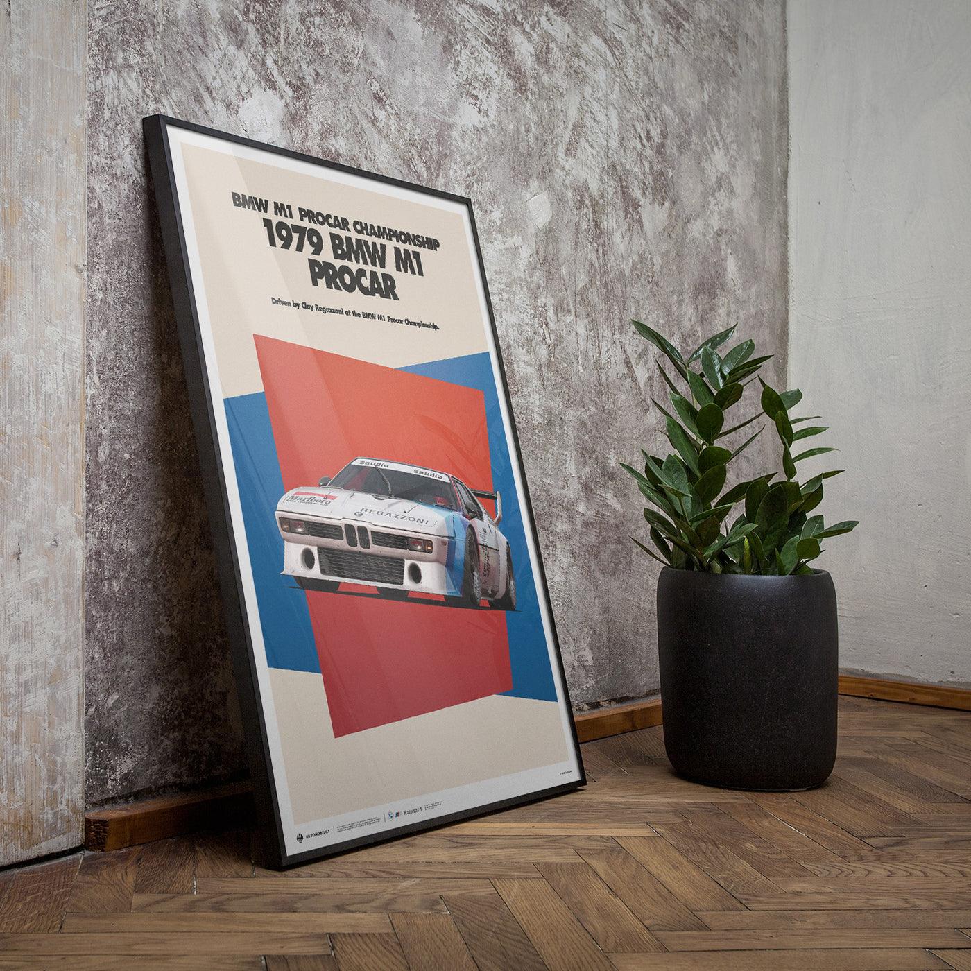 1979 BMW M1 Procar BMW Art Car Series Poster - Image 4
