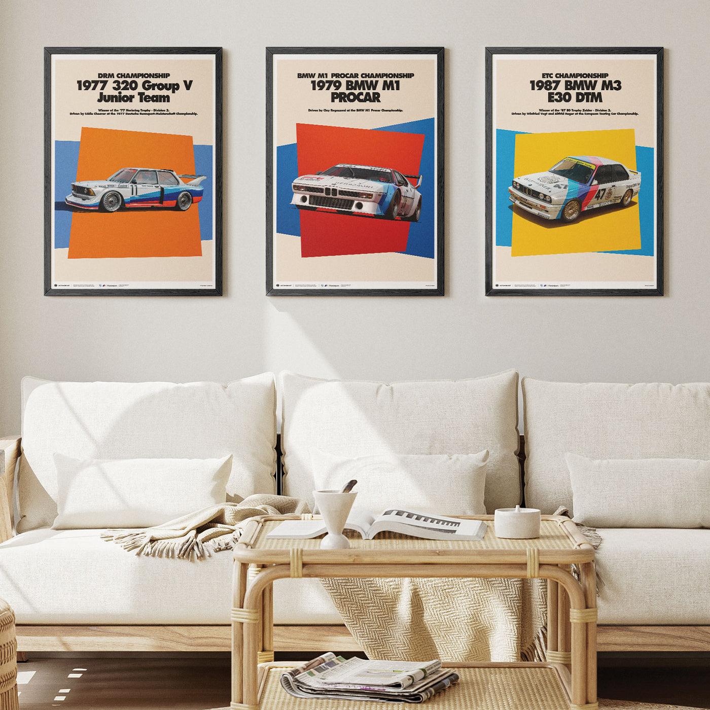 1979 BMW M1 Procar BMW Art Car Series Poster - Image 5