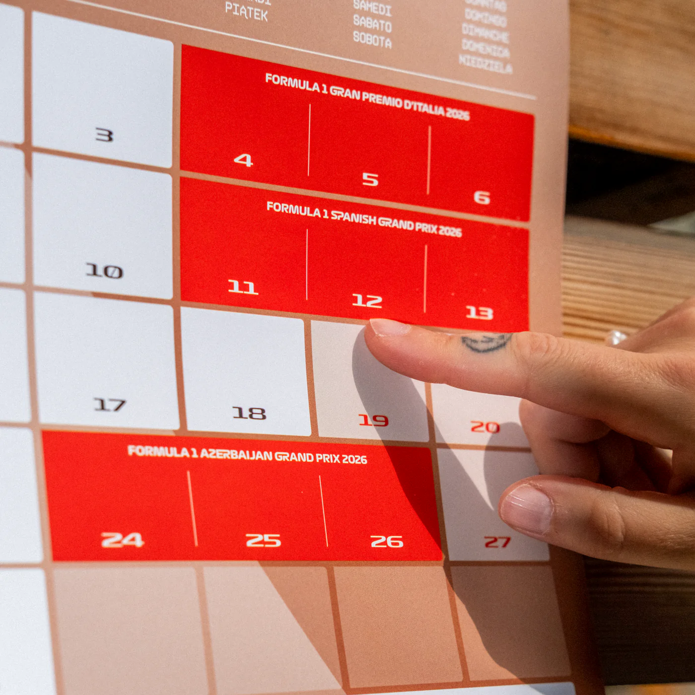 2026 Formula 1® Official Calendar - Automobilist - Image 3