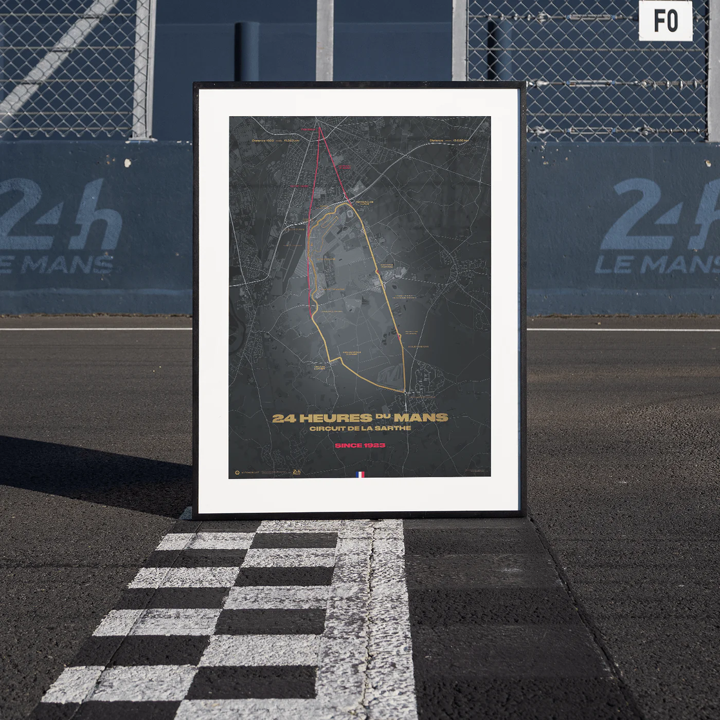 24h Le Mans - L’Évolution du Circuit - 2024 Collector's Edition Poster - Image 3