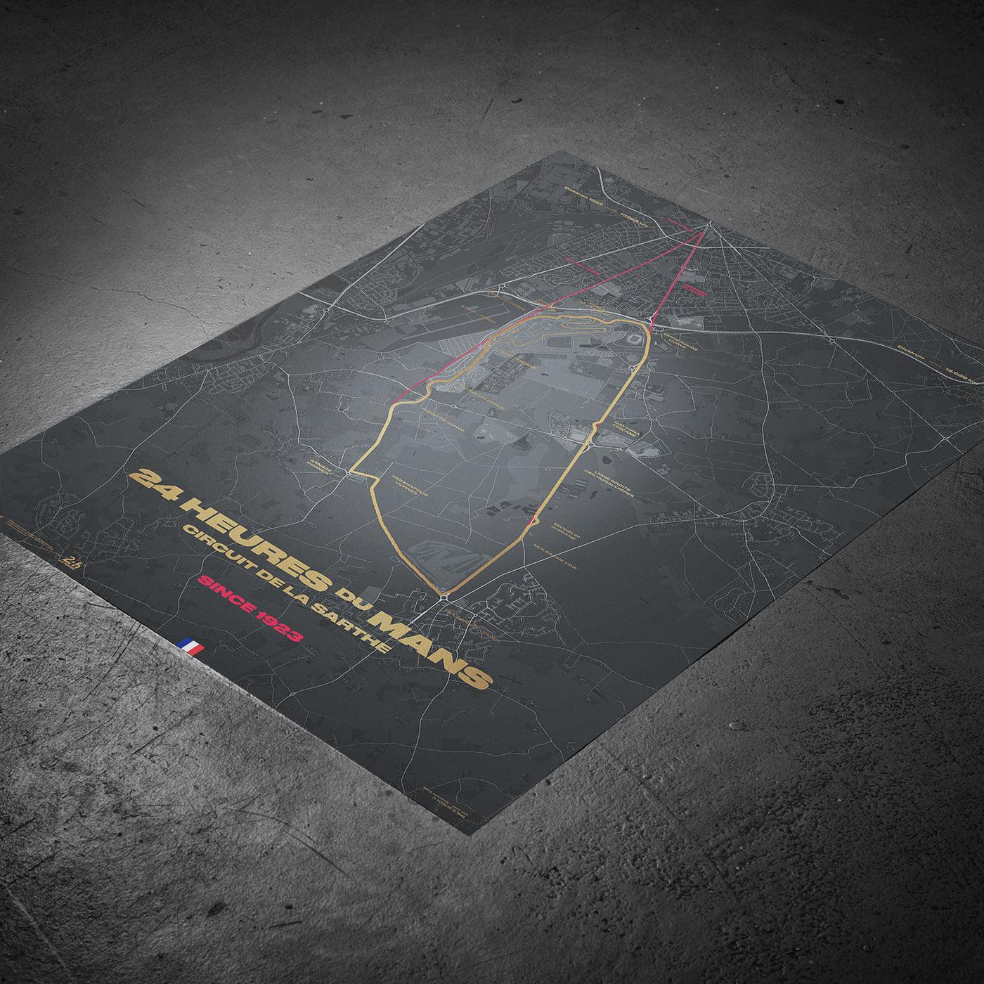 24h Le Mans - L’Évolution du Circuit - 2024 Collector's Edition Poster - Image 6