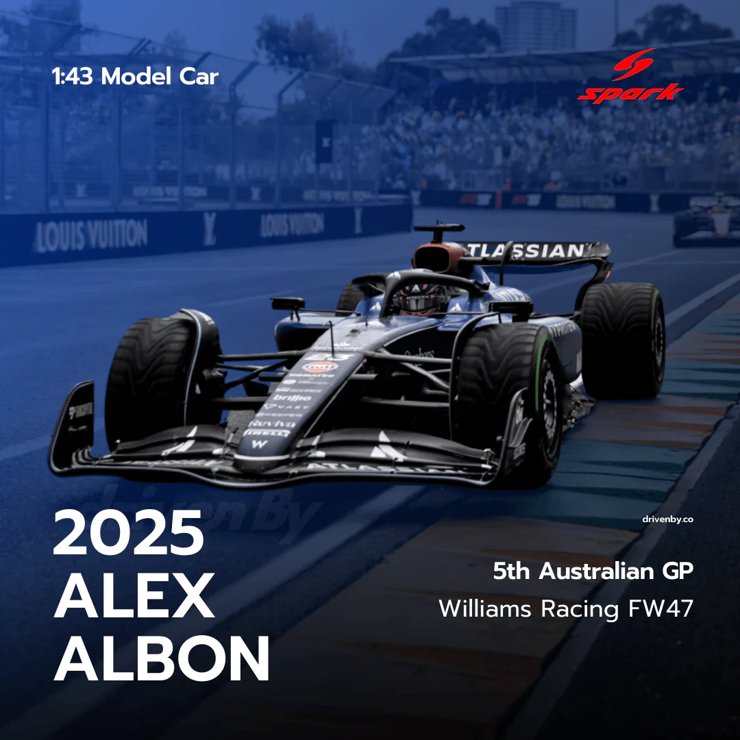 Alex Albon - Australian GP 2025 5th Williams Racing FW47 Model Car - Spark Model