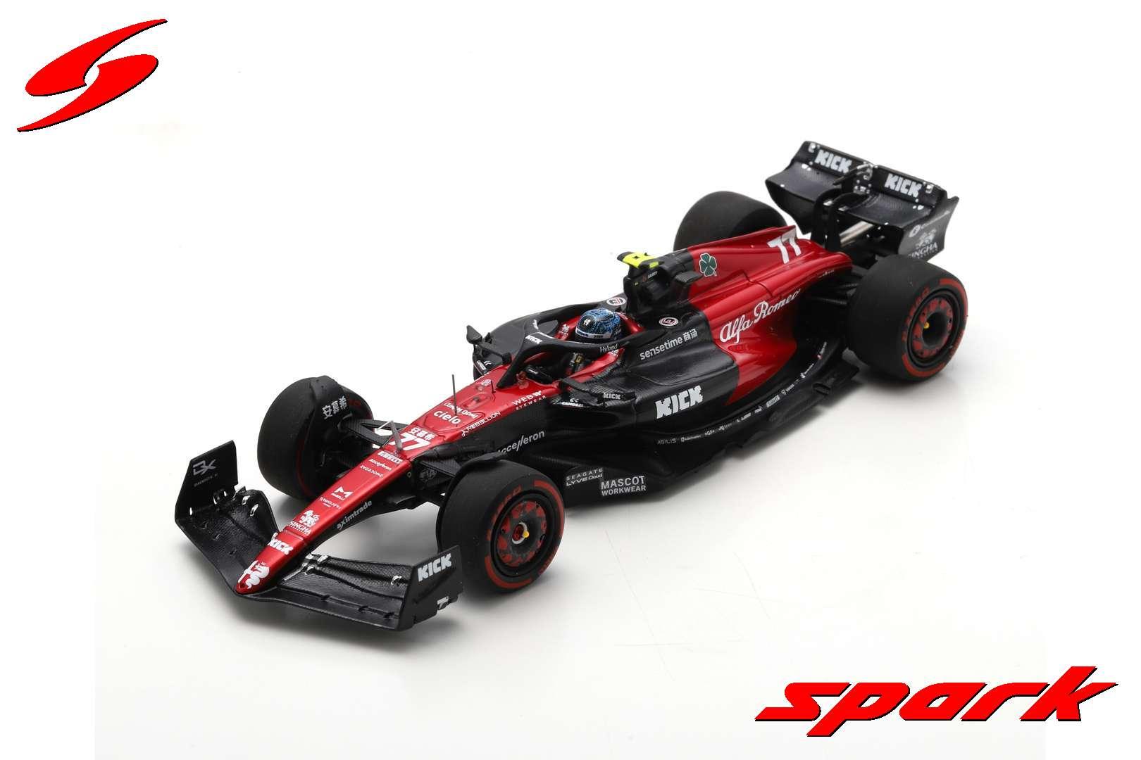 Alfa Romeo C43 - 2023 F1 Model Car Australian GP Valtteri Bottas & Zhou GuanYu - Spark Model - Image 3