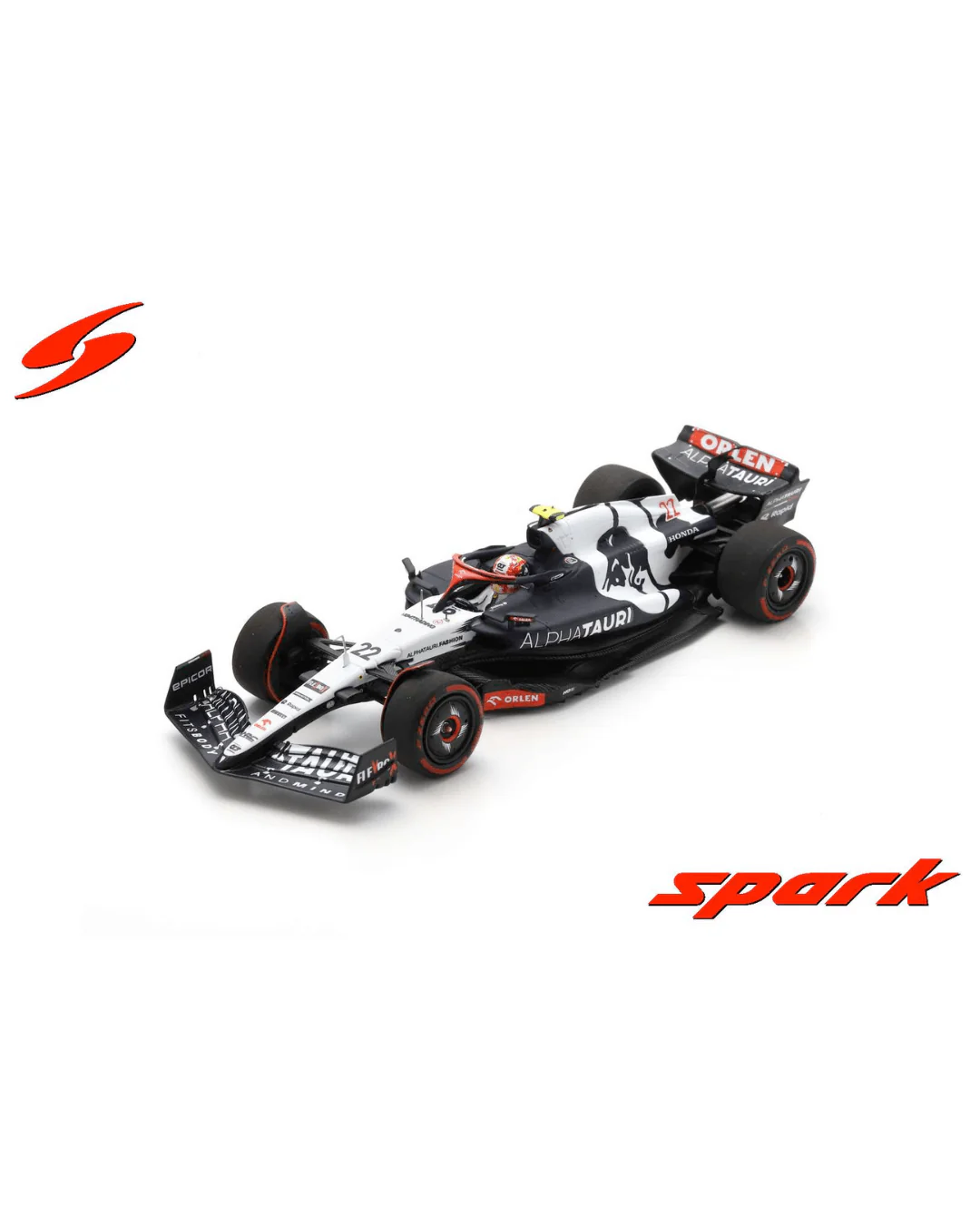 AlphaTauri AT04 | 2023 F1 Model Car Yuki Tsunoda & Nyck de Vries Spark Model - Image 3