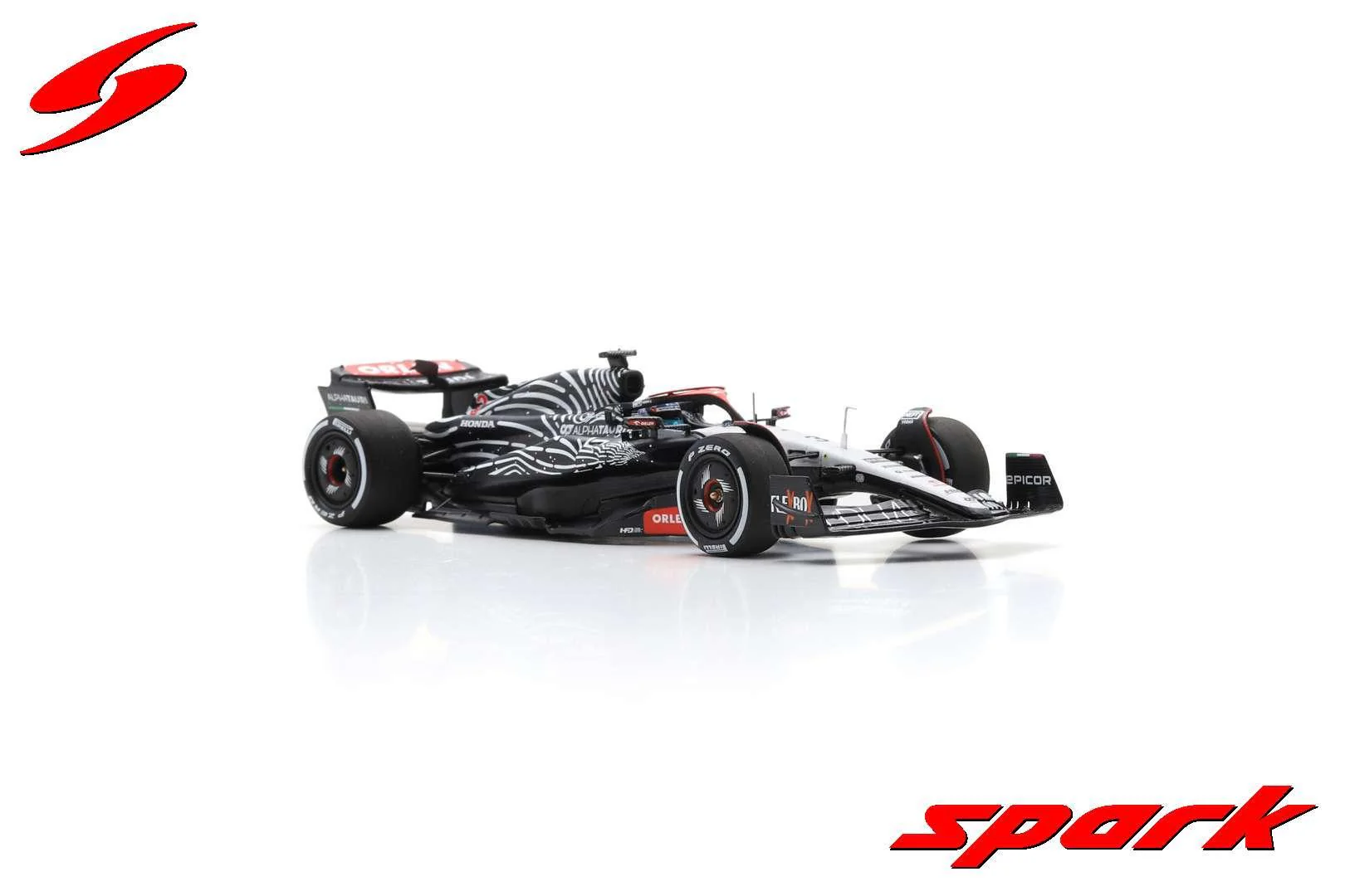 AlphaTauri AT04 - US Las Vegas GP 2023 Special Livery Daniel Ricciardo & Yuki Tsunoda - Model Car - SPARK MODEL - Image 4