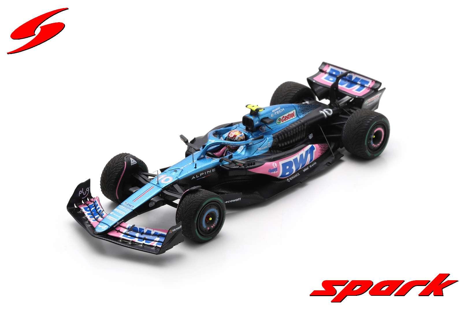 Alpine A523 | 2023 Monaco GP F1 Model Car Pierre Gasly & Esteban Ocon Spark Model - Image 3