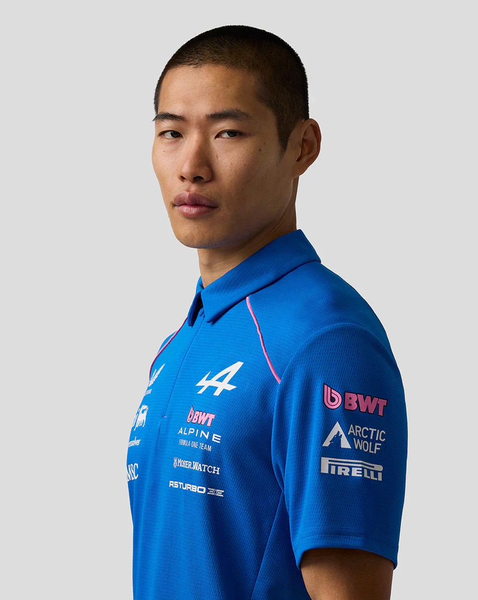 Alpine Racing F1 2026 Team Polo- Lapis Blue - Image 2