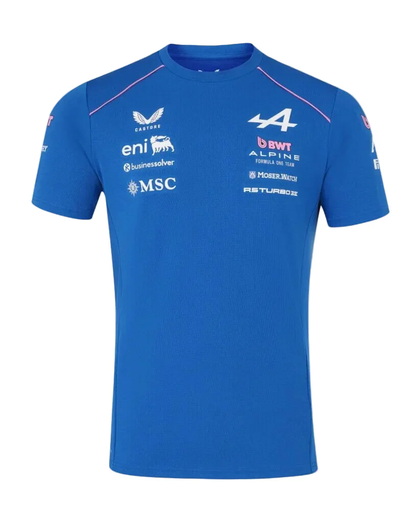 Alpine Racing F1 2026 Men's  T-Shirt - Lapis Blue - Image 3