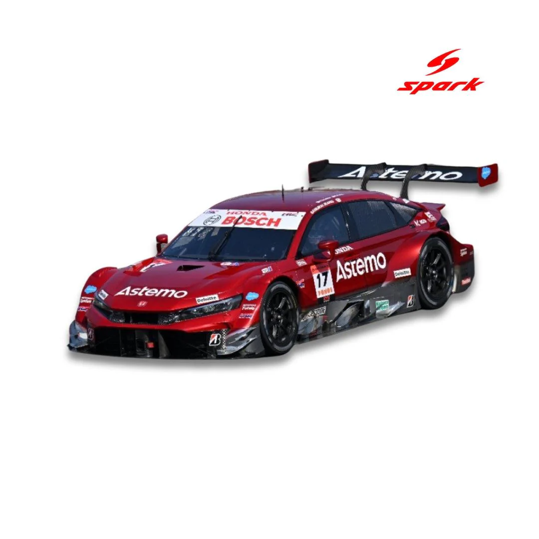 Astemo CIVIC TYPE R-GT Astemo REAL RACING No.17 GT500 SUPER GT 2025  - Spark Model Car