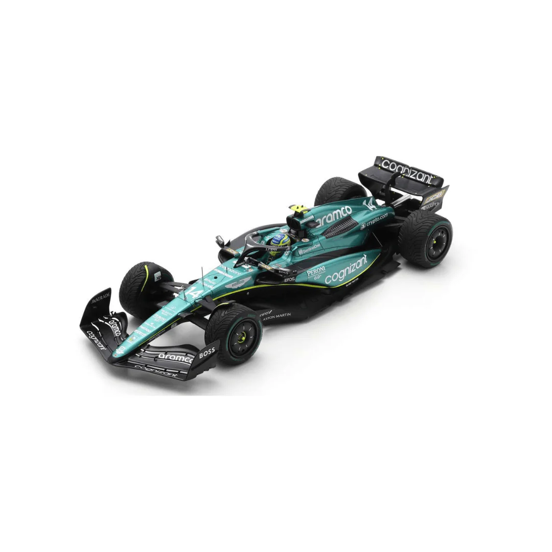 Aston Martin AMR23 - 2023 F1 Model Car Fernando Alonso 2nd Monaco GP - Spark Model - Image 3