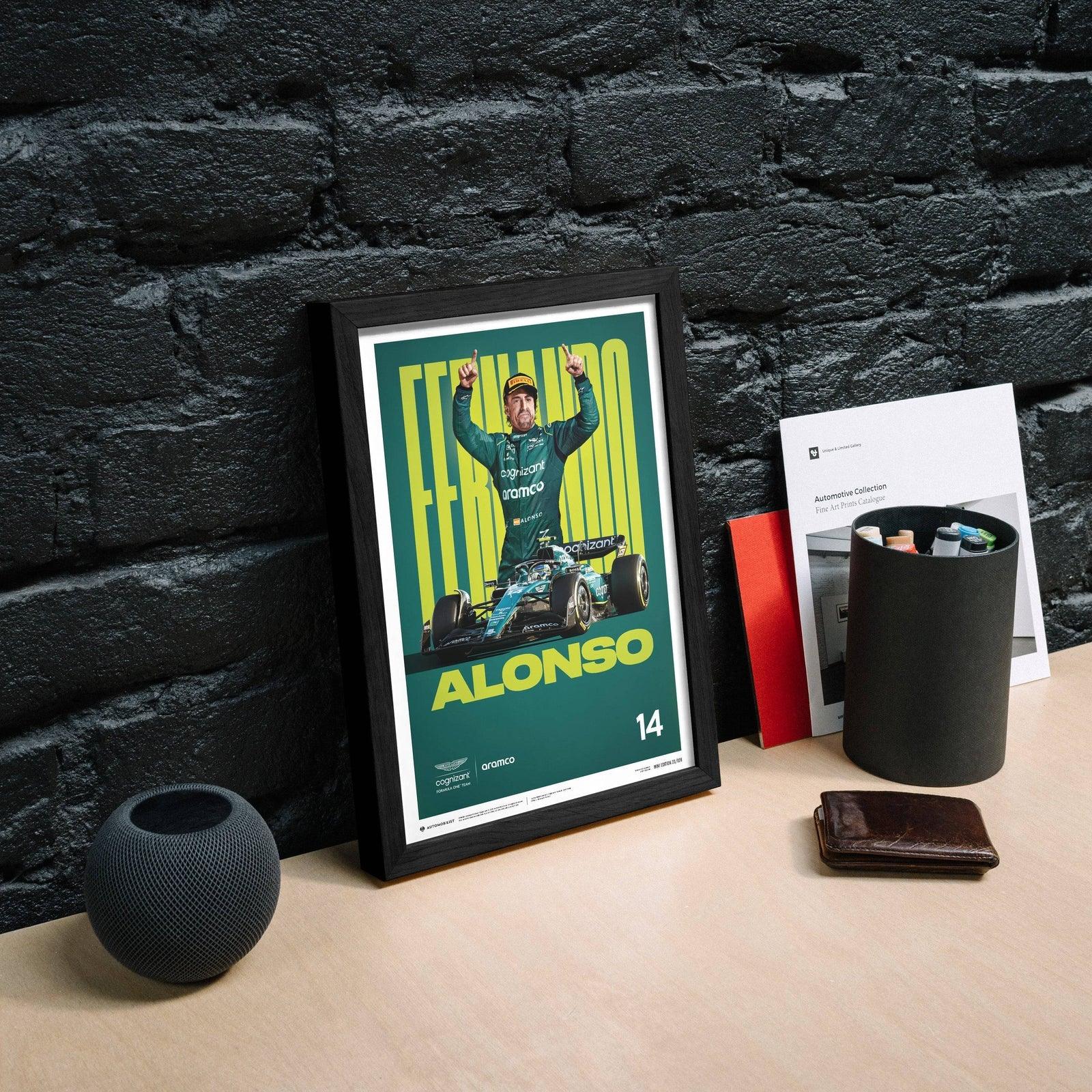 Aston Martin Aramco Cognizant Formula One™ Team - Fernando Alonso - 2023 Automobilist Poster - Image 10