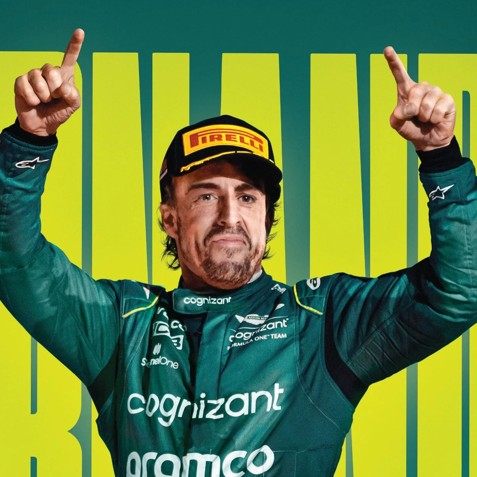Aston Martin Aramco Cognizant Formula One™ Team - Fernando Alonso - 2023 Automobilist Poster - Image 5