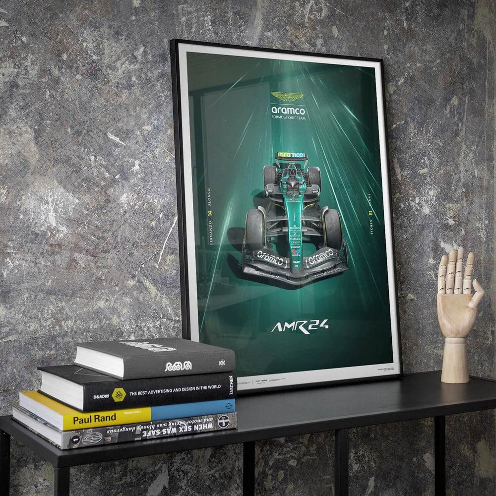 Aston Martin Aramco Formula One® Team - AMR24 - Hyper-Focus - 2024 Poster - Image 3