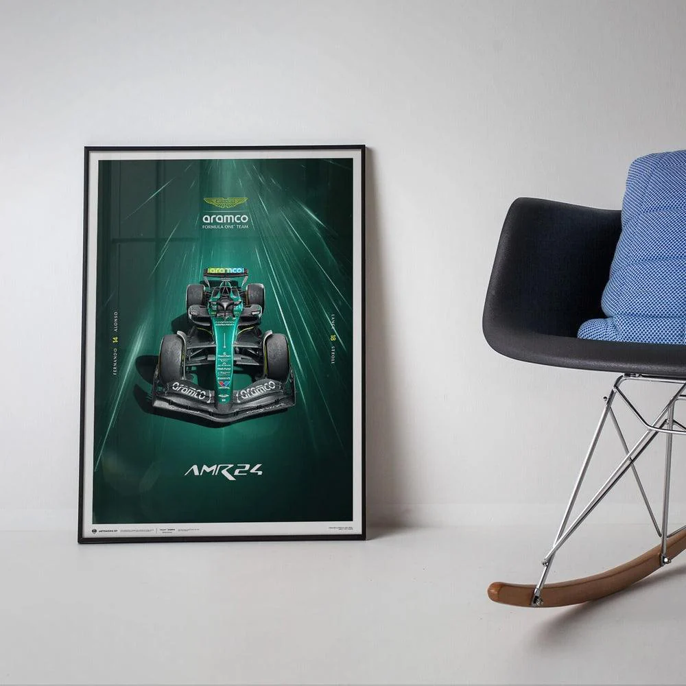 Aston Martin Aramco Formula One® Team - AMR24 - Hyper-Focus - 2024 Poster - Image 5
