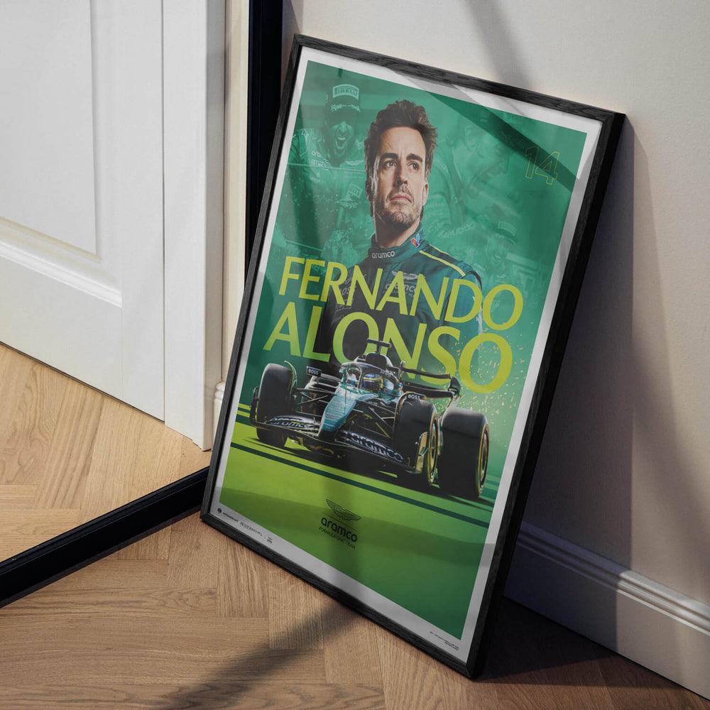 Aston Martin Aramco Formula One® Team - Fernando Alonso - 2024 Poster - Image 3