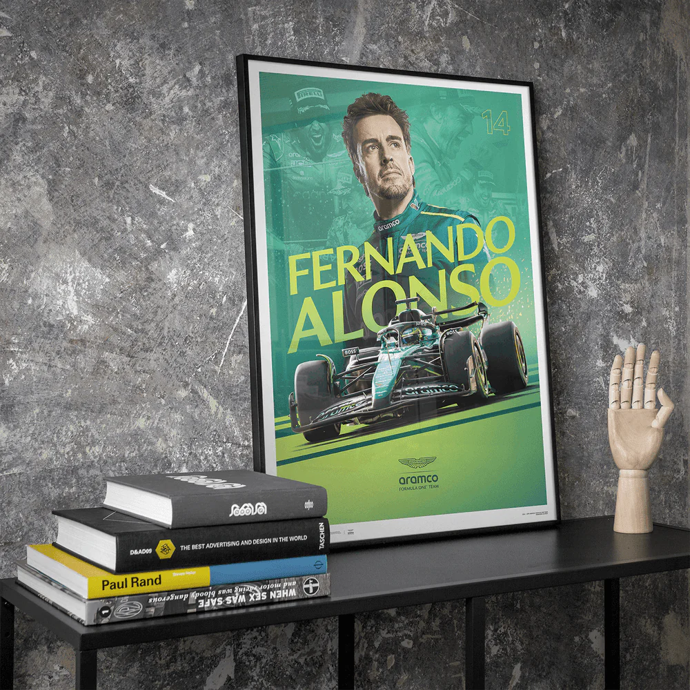 Aston Martin Aramco Formula One® Team - Fernando Alonso - 2024 Poster - Image 5