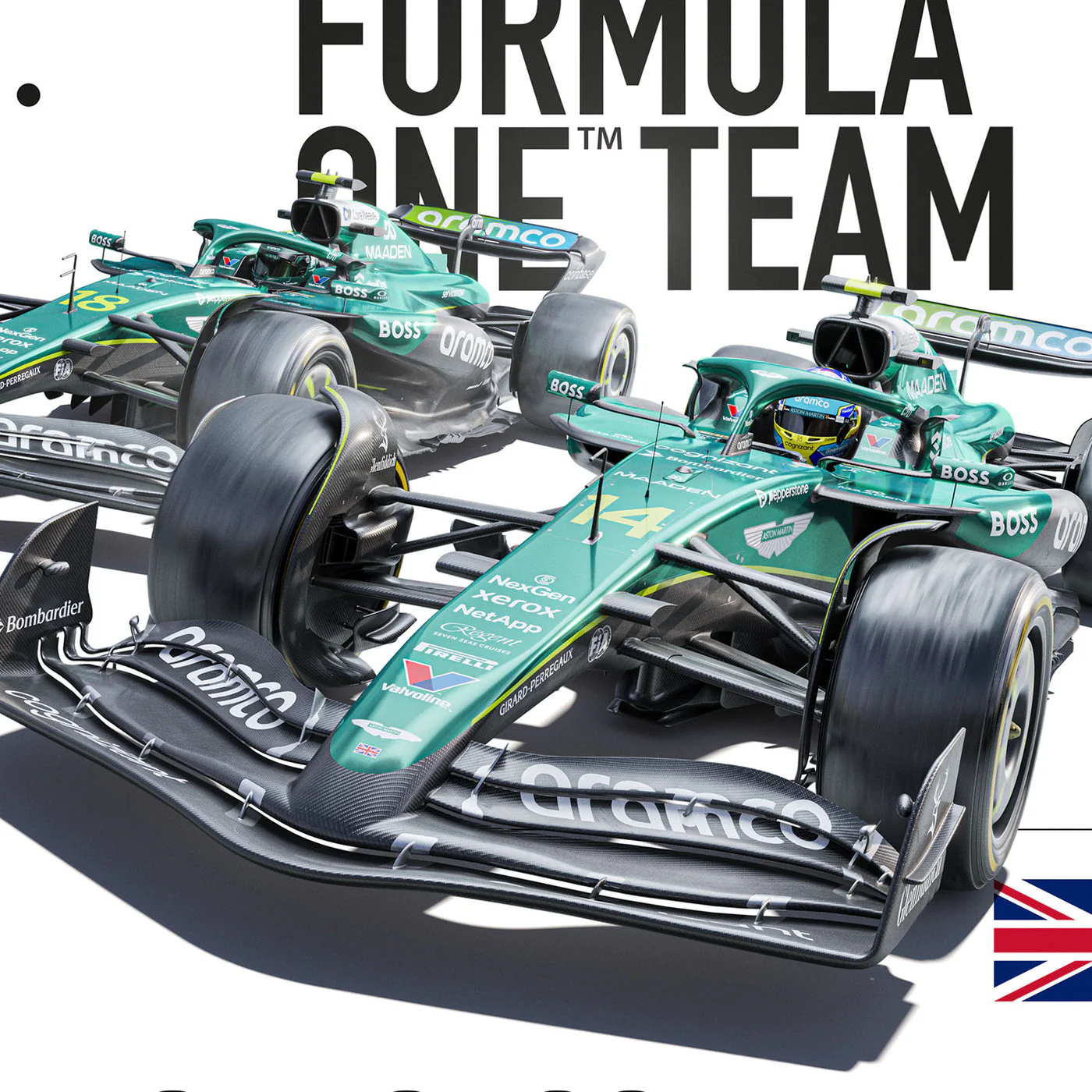 Aston Martin Aramco Formula One™ Team – Silverstone 2025 | Official Automobilist Poster - Image 2