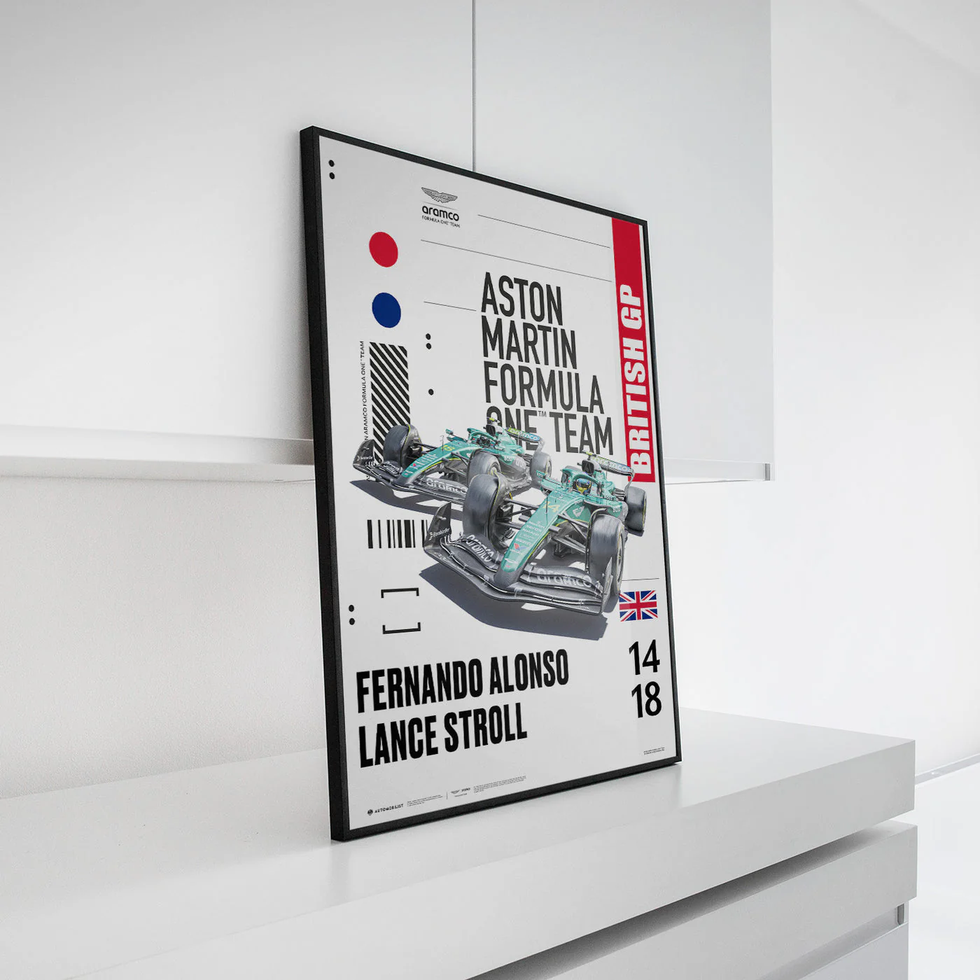 Aston Martin Aramco Formula One™ Team – Silverstone 2025 | Official Automobilist Poster - Image 3