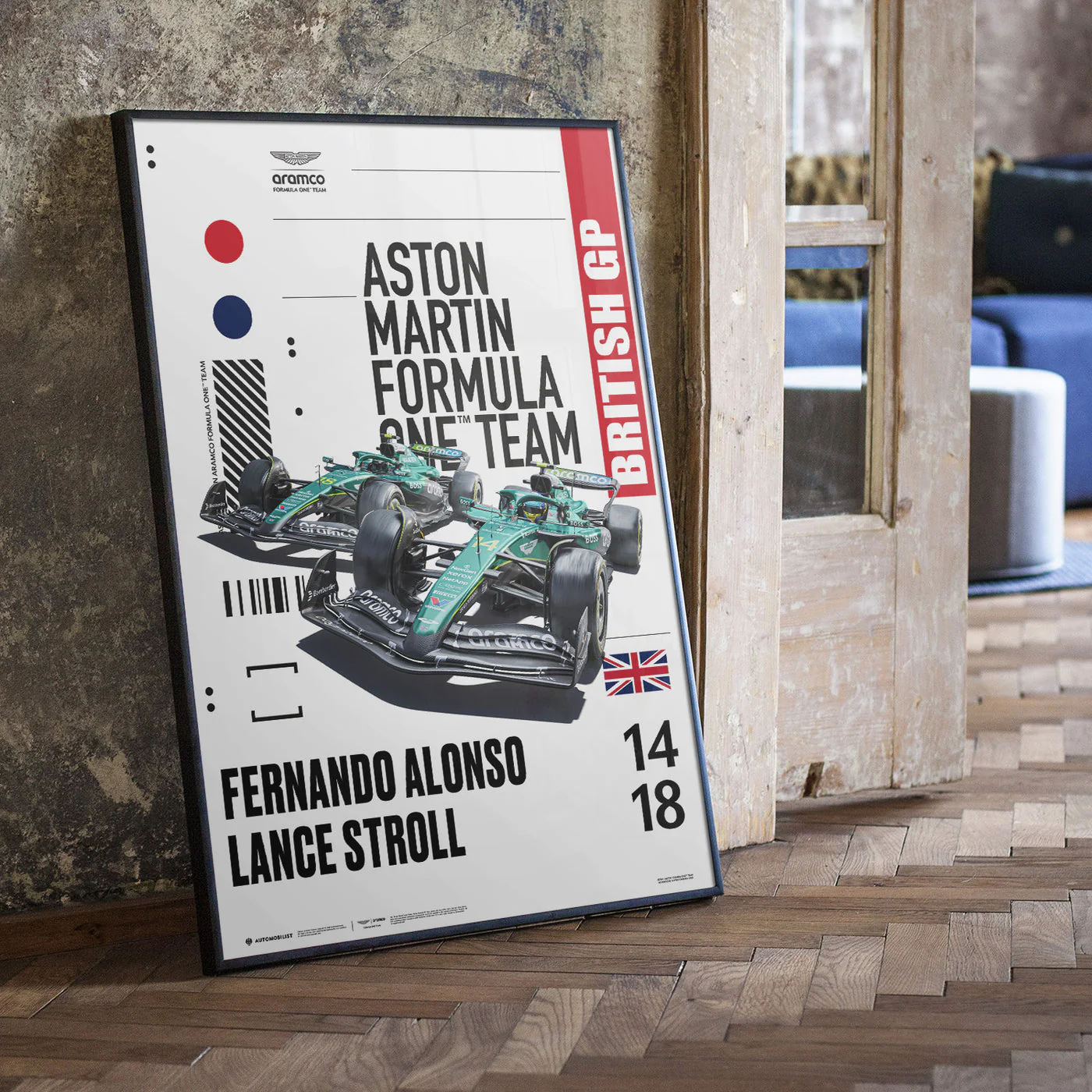 Aston Martin Aramco Formula One™ Team – Silverstone 2025 | Official Automobilist Poster - Image 5