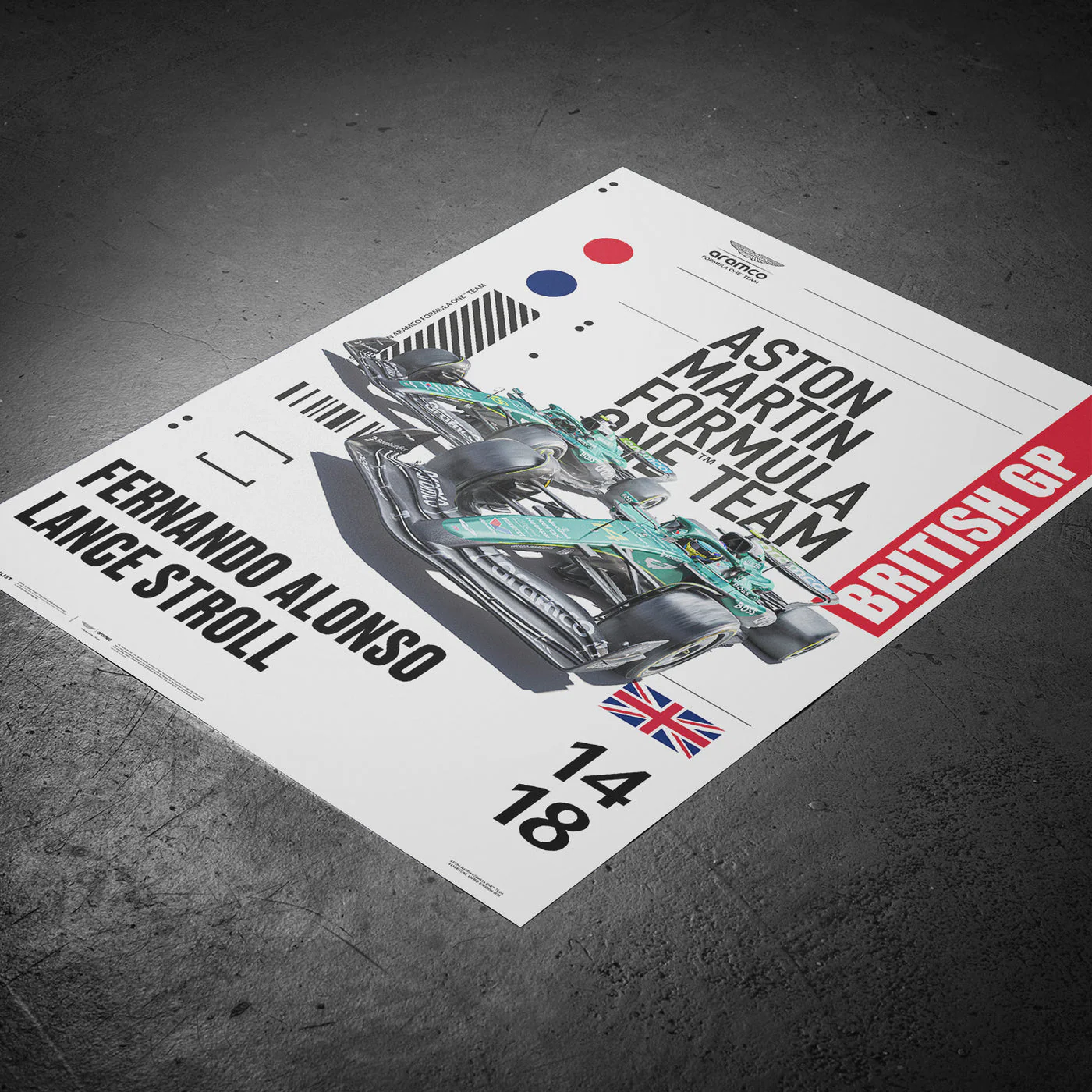 Aston Martin Aramco Formula One™ Team – Silverstone 2025 | Official Automobilist Poster - Image 6