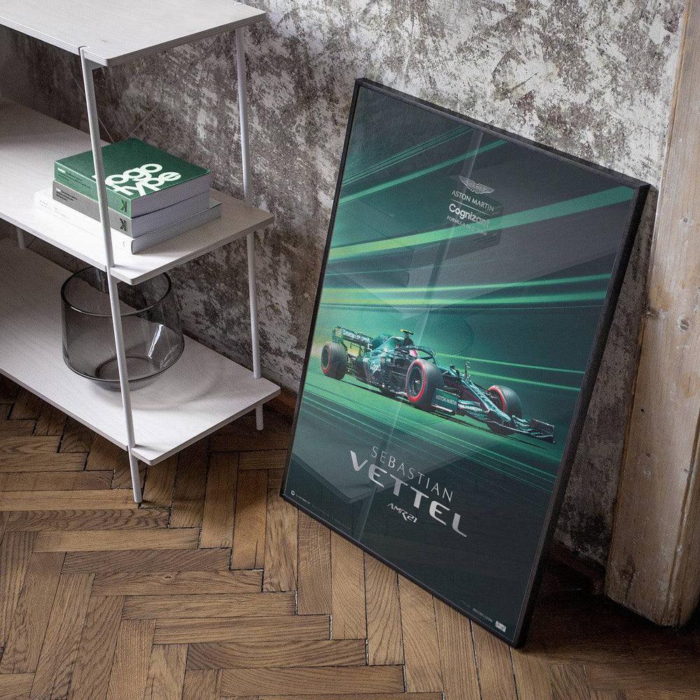 Aston Martin Cognizant Formula One™ Team - Sebastian Vettel - 2021 Automobilist Poster - Image 5