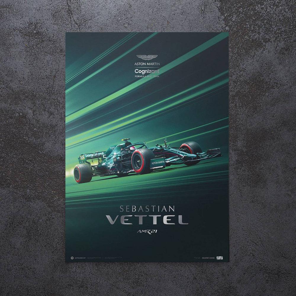 Aston Martin Cognizant Formula One™ Team - Sebastian Vettel - 2021 Automobilist Poster - Image 7