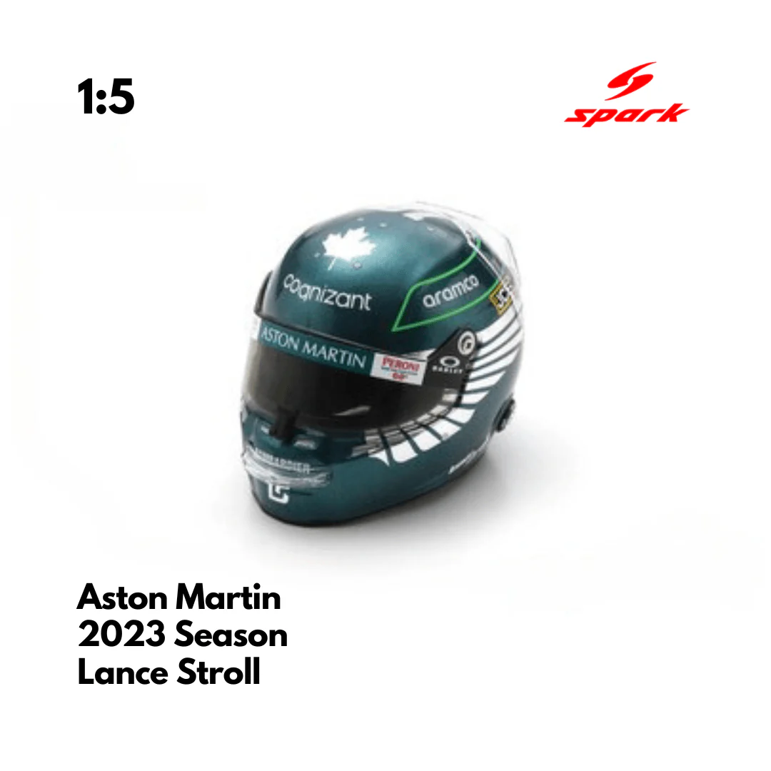 Aston Martin F1 1/5 Proportion Mini Helmet Lance Stroll 2023 Season