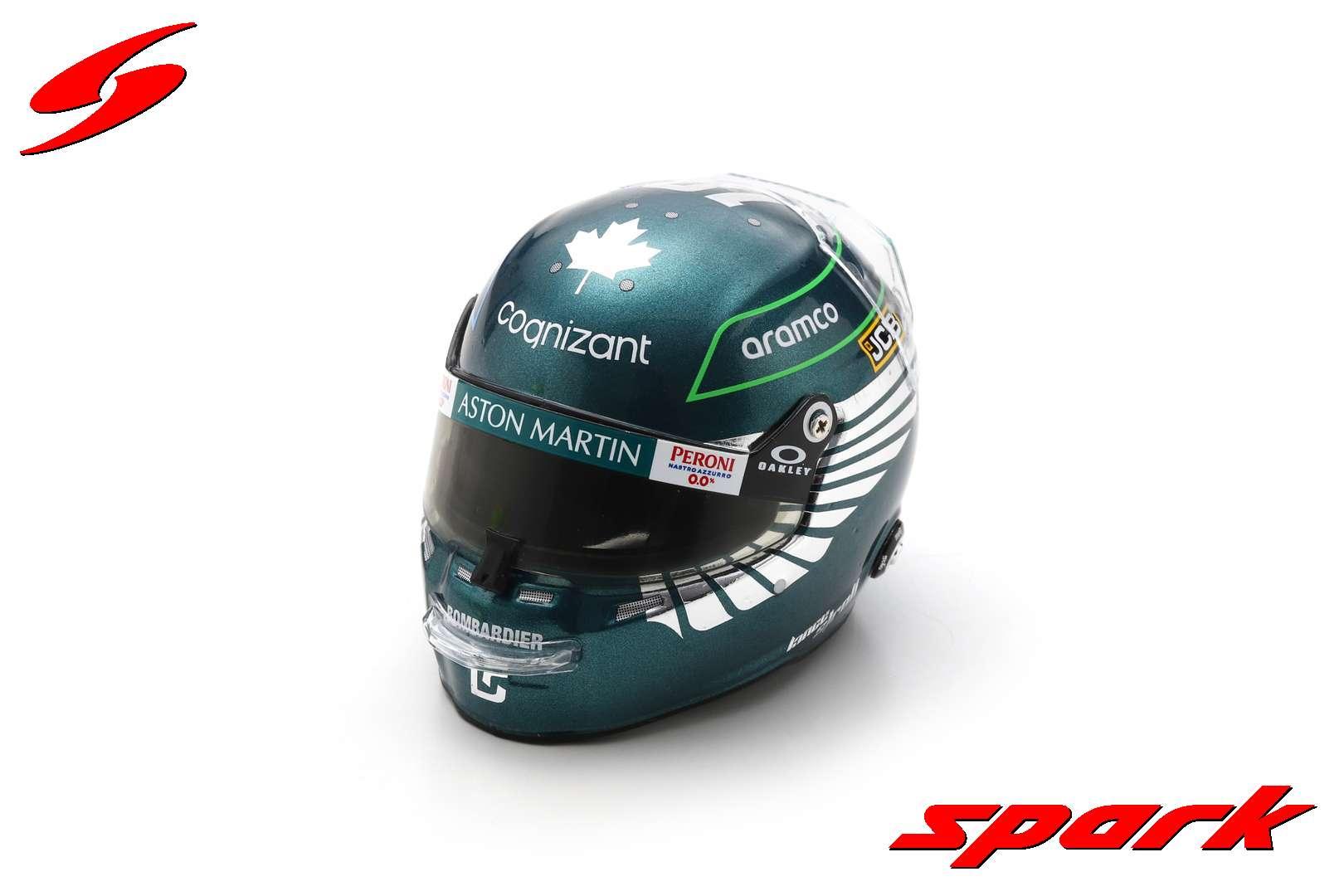 Aston Martin F1 1/5 Proportion Mini Helmet Lance Stroll 2023 Season - Image 2