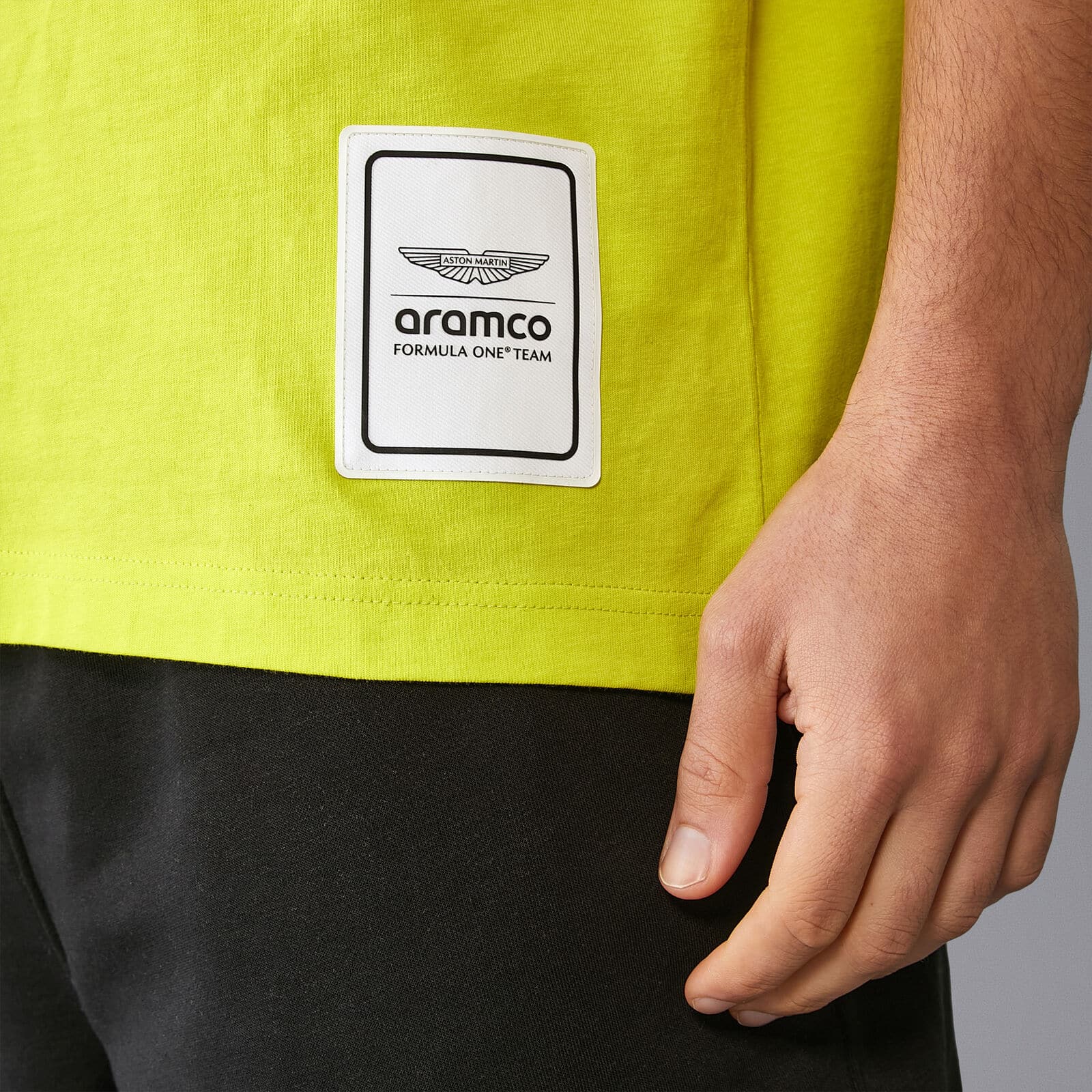 Aston Martin F1 Team 2024 Logo T-Shirt (Lime) - Image 5