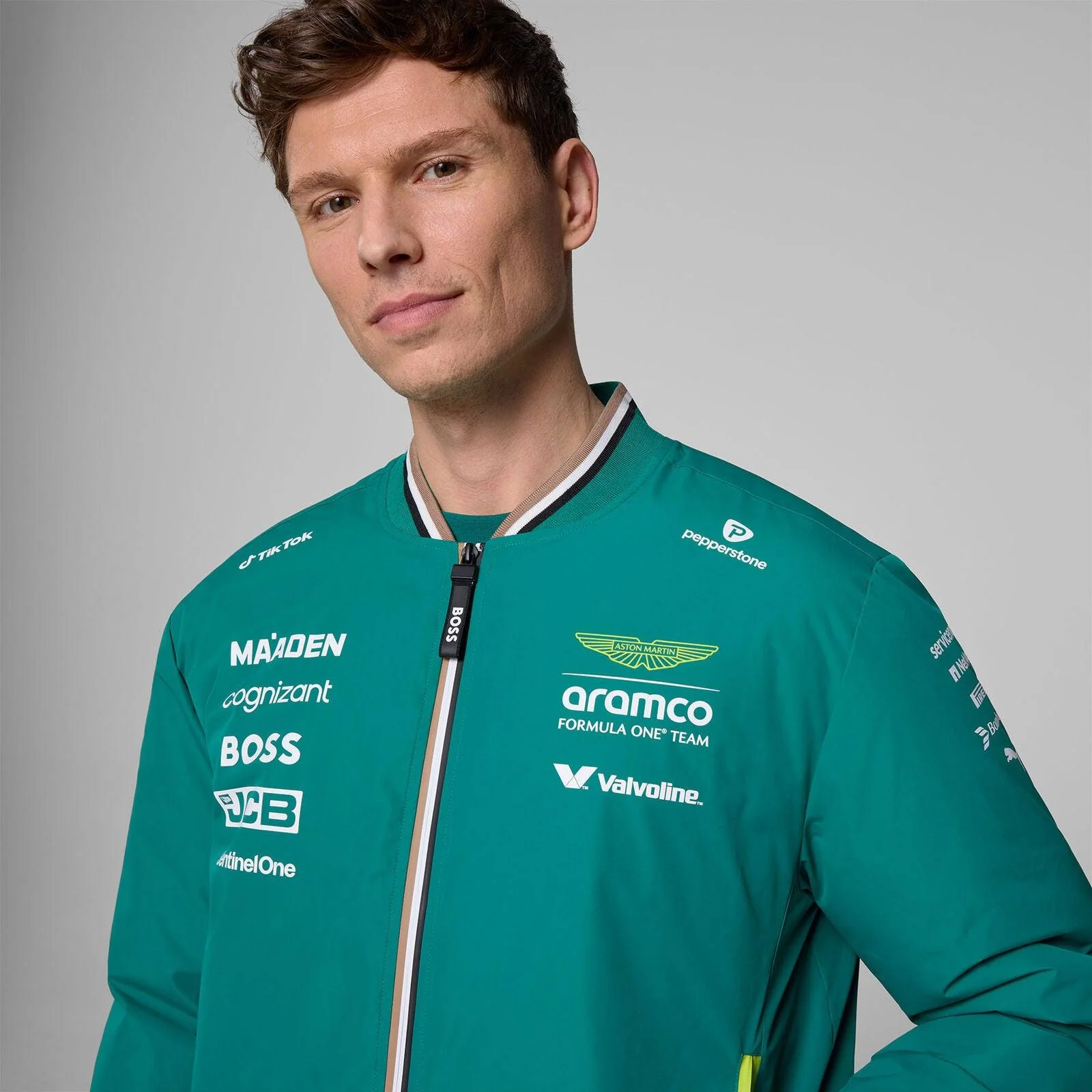 Aston Martin F1 Team 2025 Team Bomber Jacket - Image 5