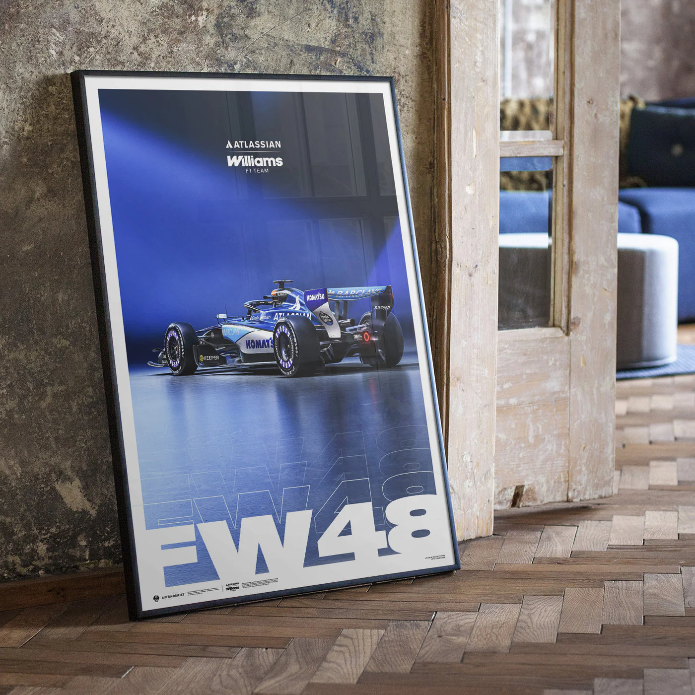 Atlassian Williams F1 Team FW48 2026 Season Automobilist Official Poster - Image 6