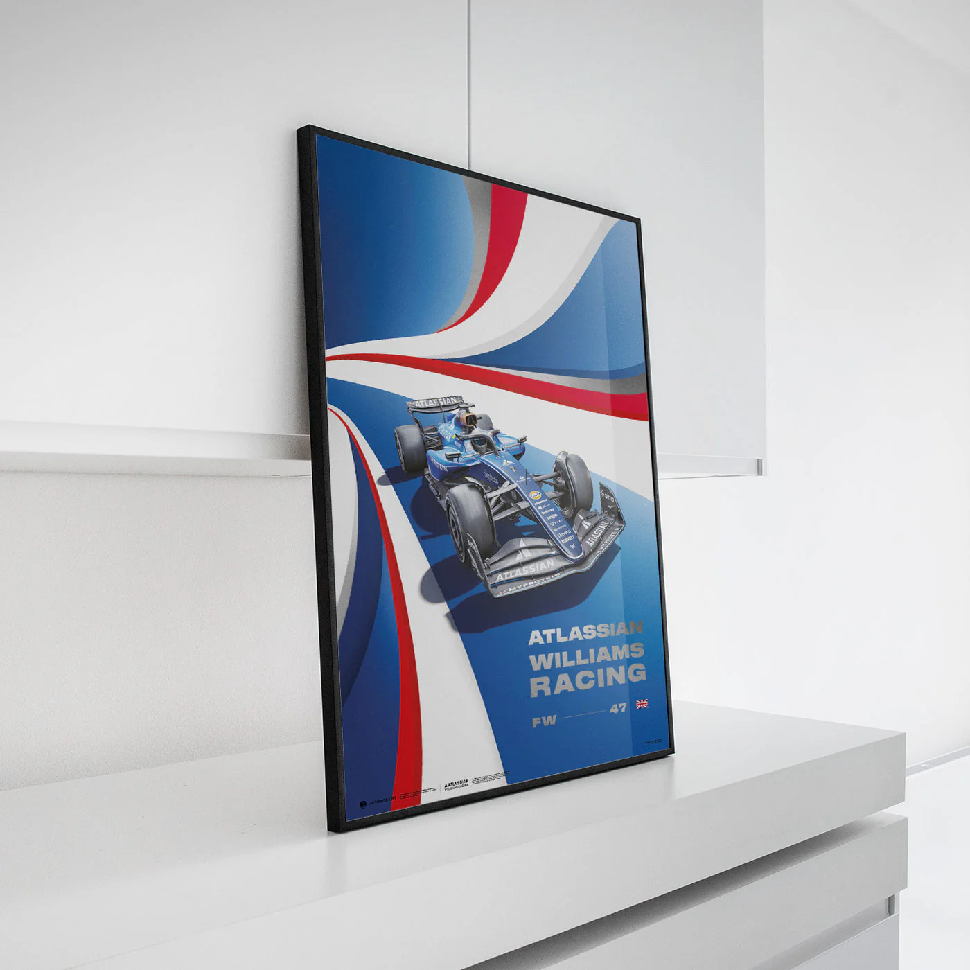Atlassian Williams Racing | British Grand Prix™ 2025 | FW47 AutomobilistPoster - Image 4