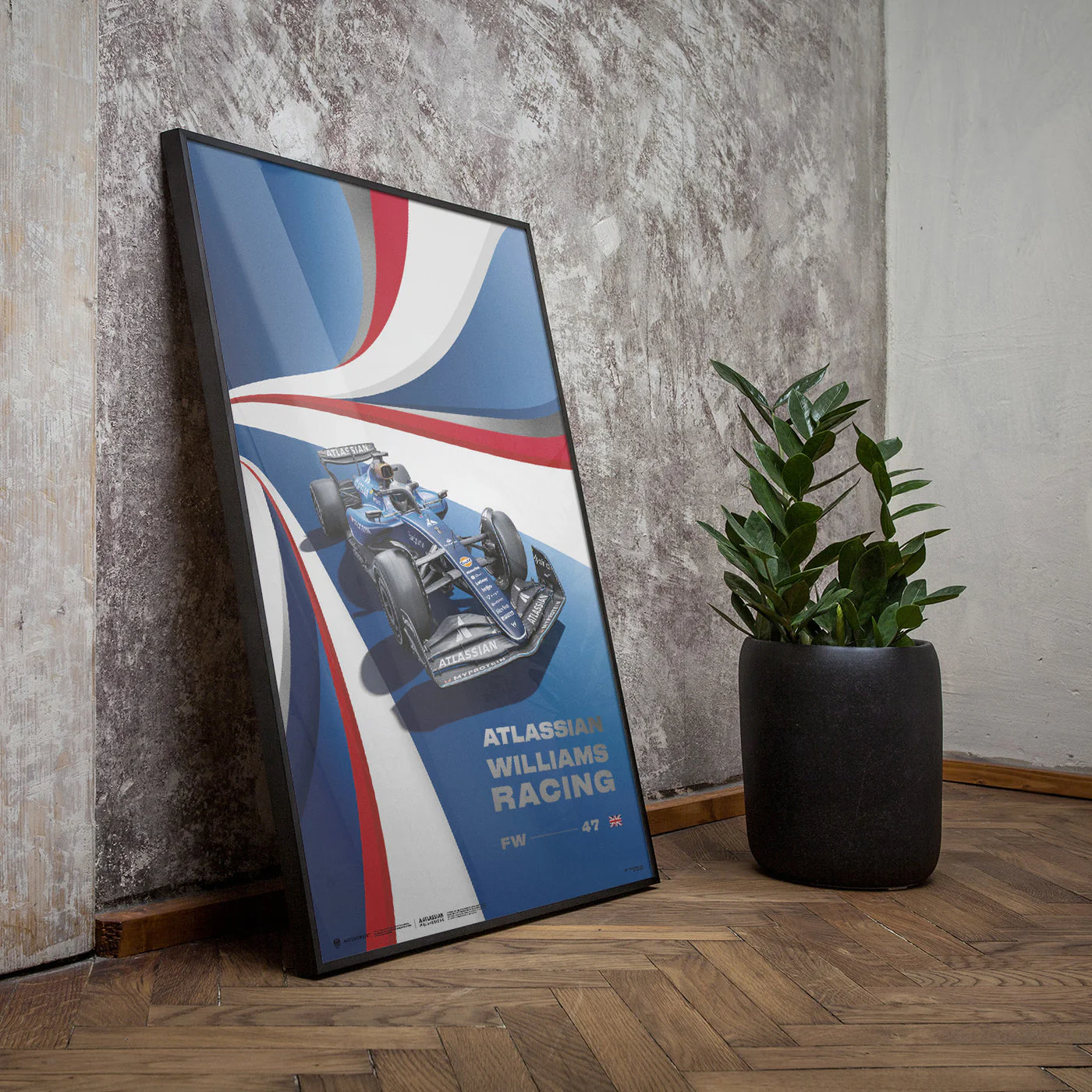 Atlassian Williams Racing | British Grand Prix™ 2025 | FW47 AutomobilistPoster - Image 7