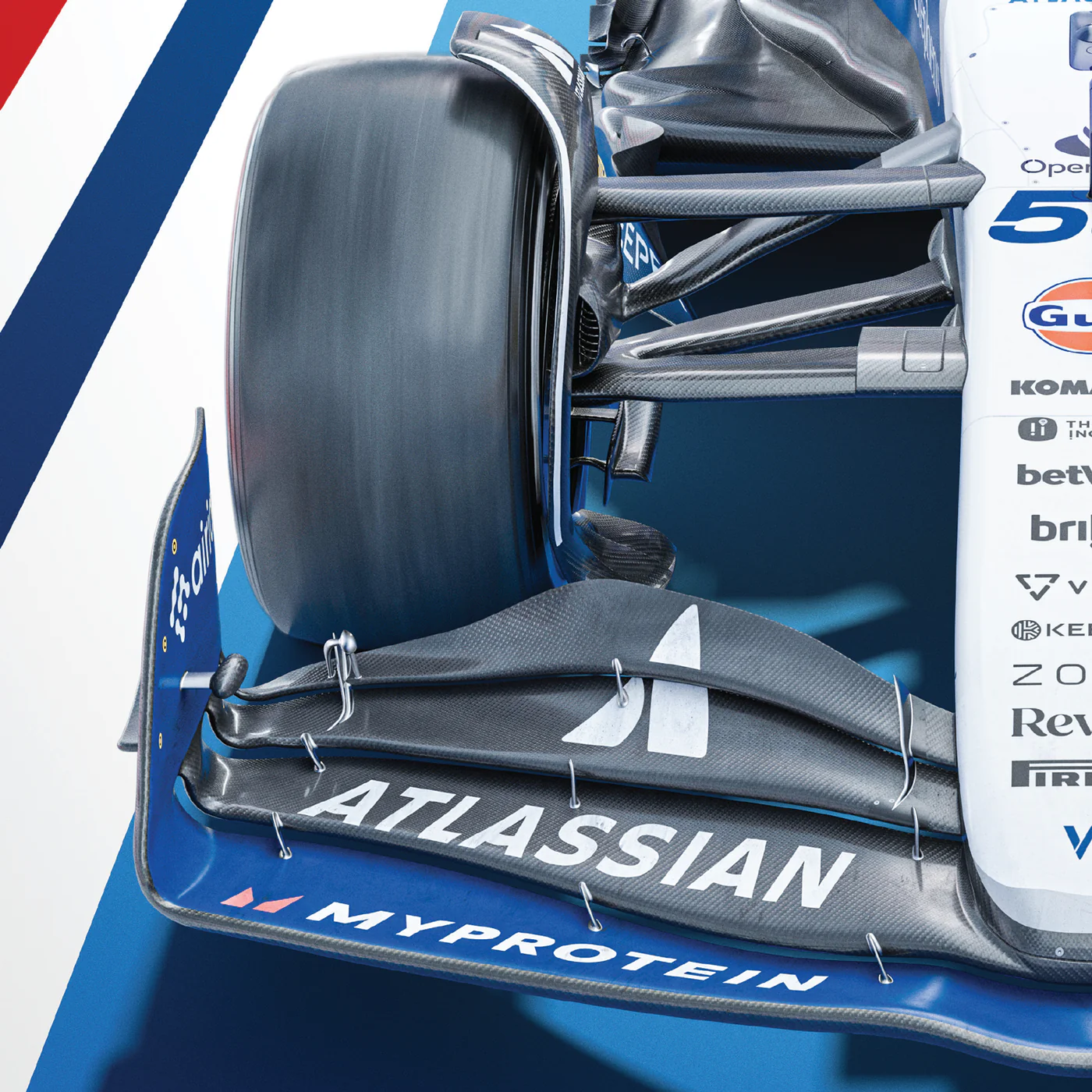 Atlassian Williams Racing | FORMULA 1 UNITED STATES GRAND PRIX 2025 | Automobilist Official Poster - Image 7