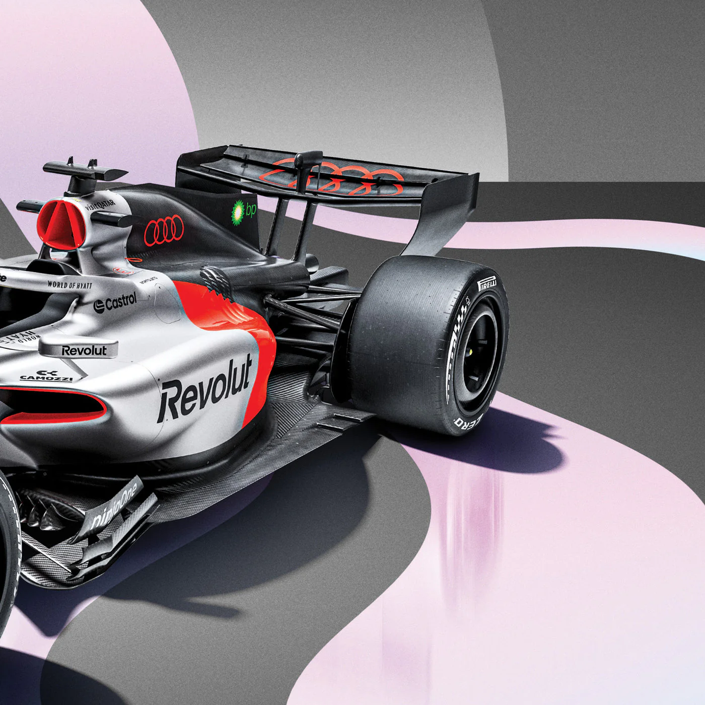 Audi Revolut F1® Team Miami 2026 Automobilist Official Poster - Image 4