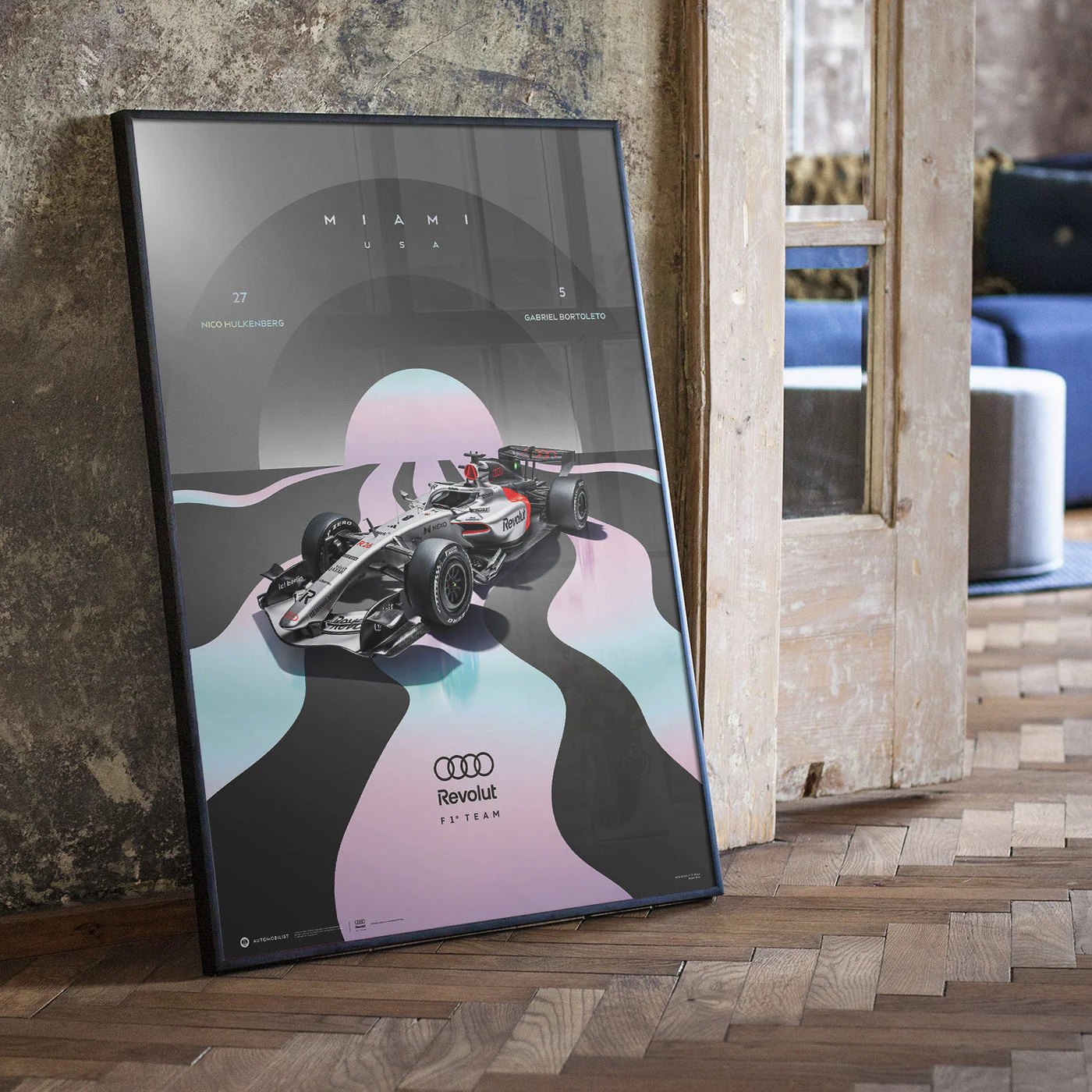 Audi Revolut F1® Team Miami 2026 Automobilist Official Poster - Image 6