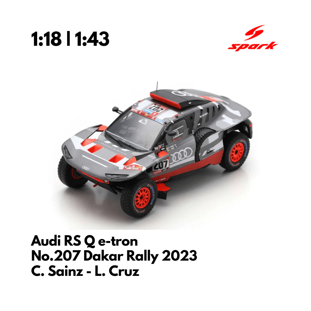 Audi RS Q e-tron Dakar Rally 2023 - Spark Model Car - Image 2