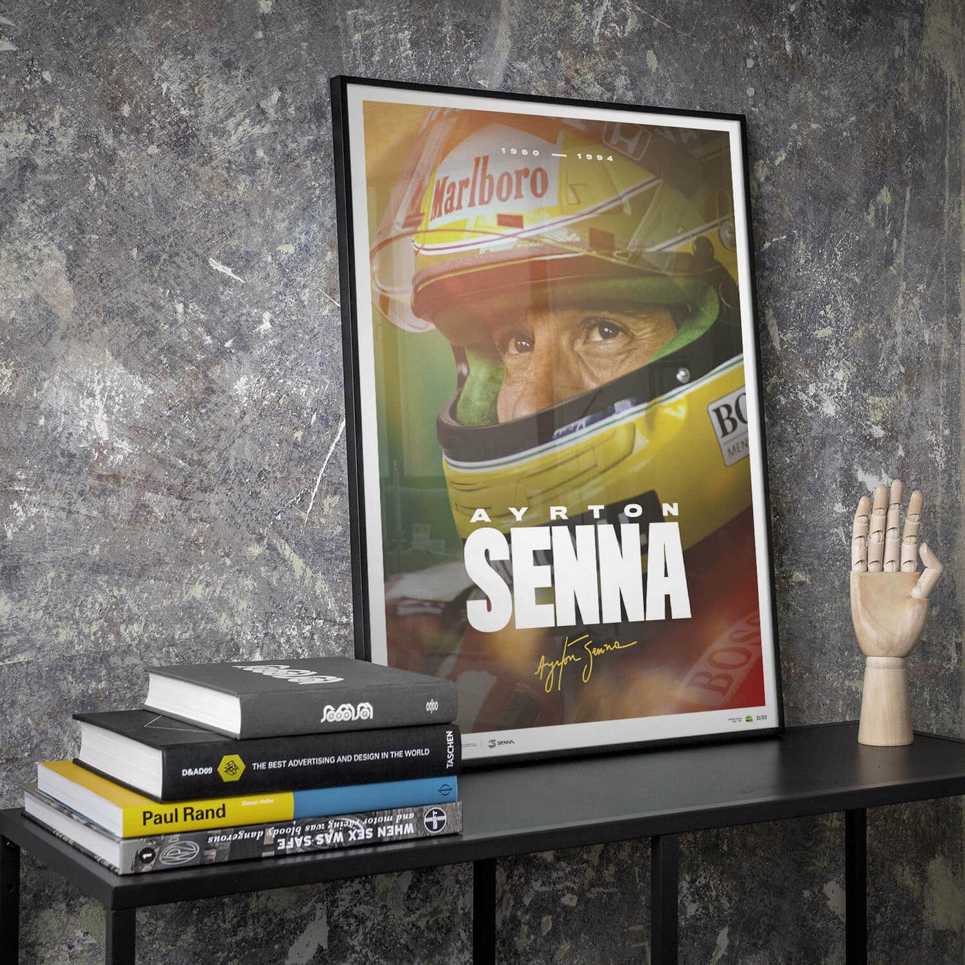 Ayrton Senna - Designed to Win - 2023 Automobilist Poster - Image 10