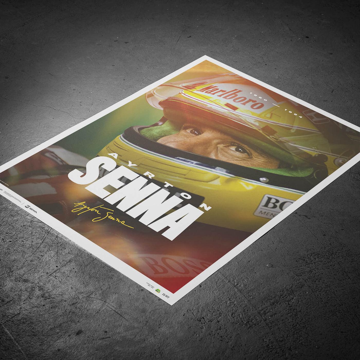 Ayrton Senna - Designed to Win - 2023 Automobilist Poster - Image 12