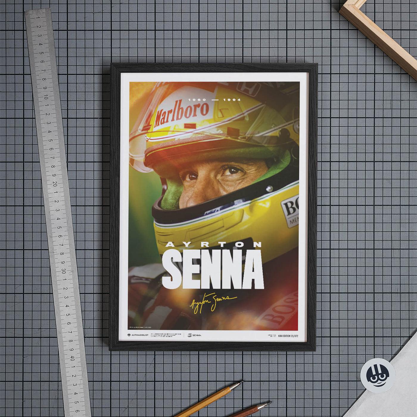 Ayrton Senna - Designed to Win - 2023 Automobilist Poster - Image 13