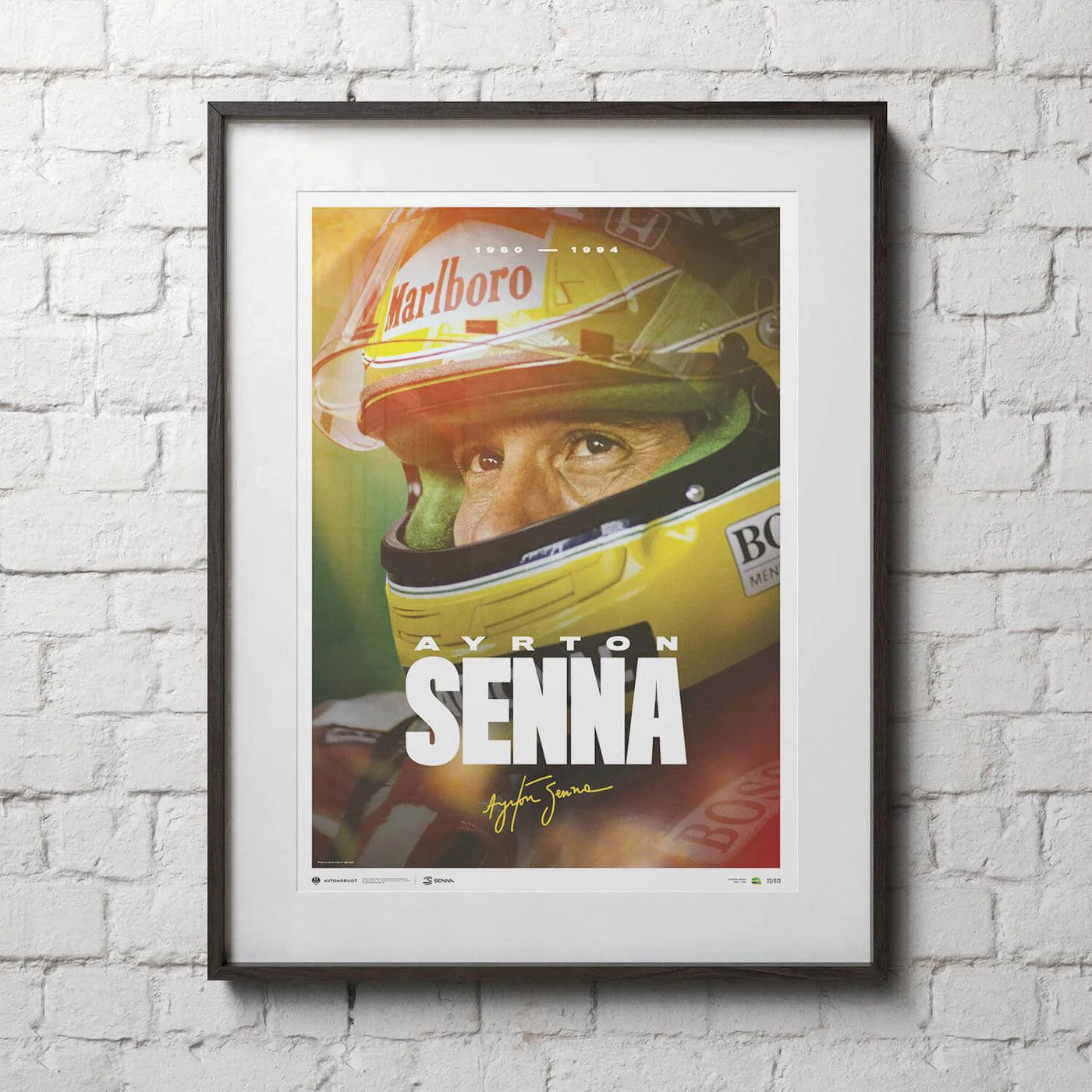 Ayrton Senna - Designed to Win - 2023 Automobilist Poster - Image 9