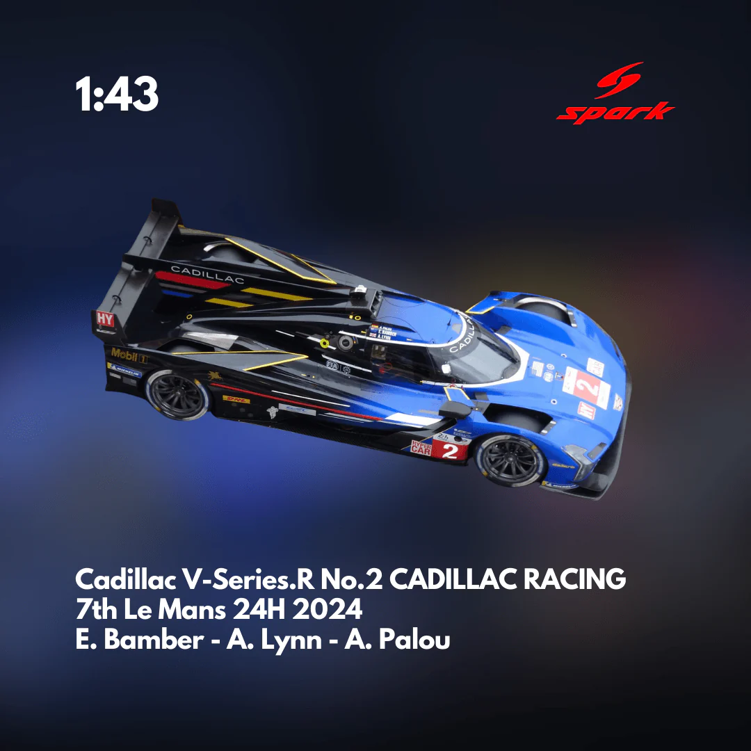 Cadillac V-Series.R No.2 CADILLAC RACING 24H Le Mans 2024 - Spark Model Car