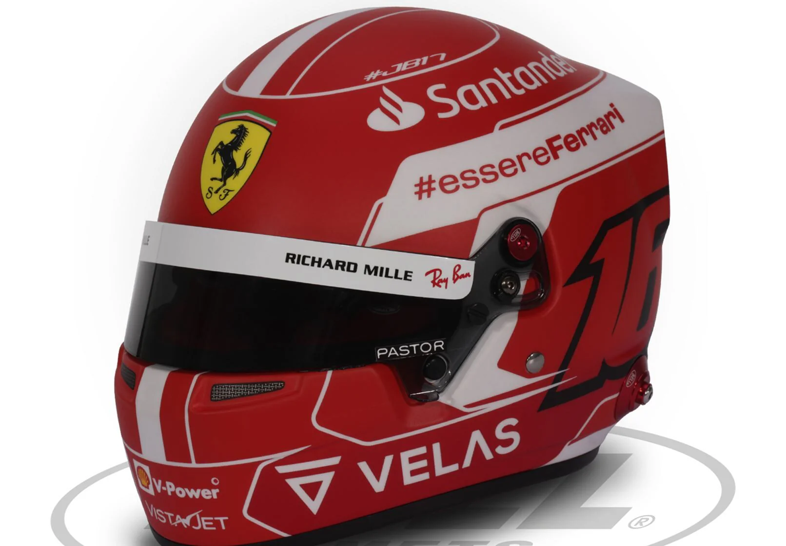 Charles Leclerc 2022 FERRARI BELL 1:2 HELMET - Image 2