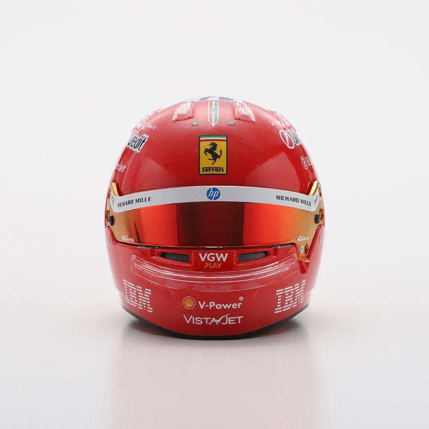 Charles Leclerc Helmet Monza GP Special 2025 Scuderia Ferrari F1 - Looksmart 1:5 Helmet - Image 3