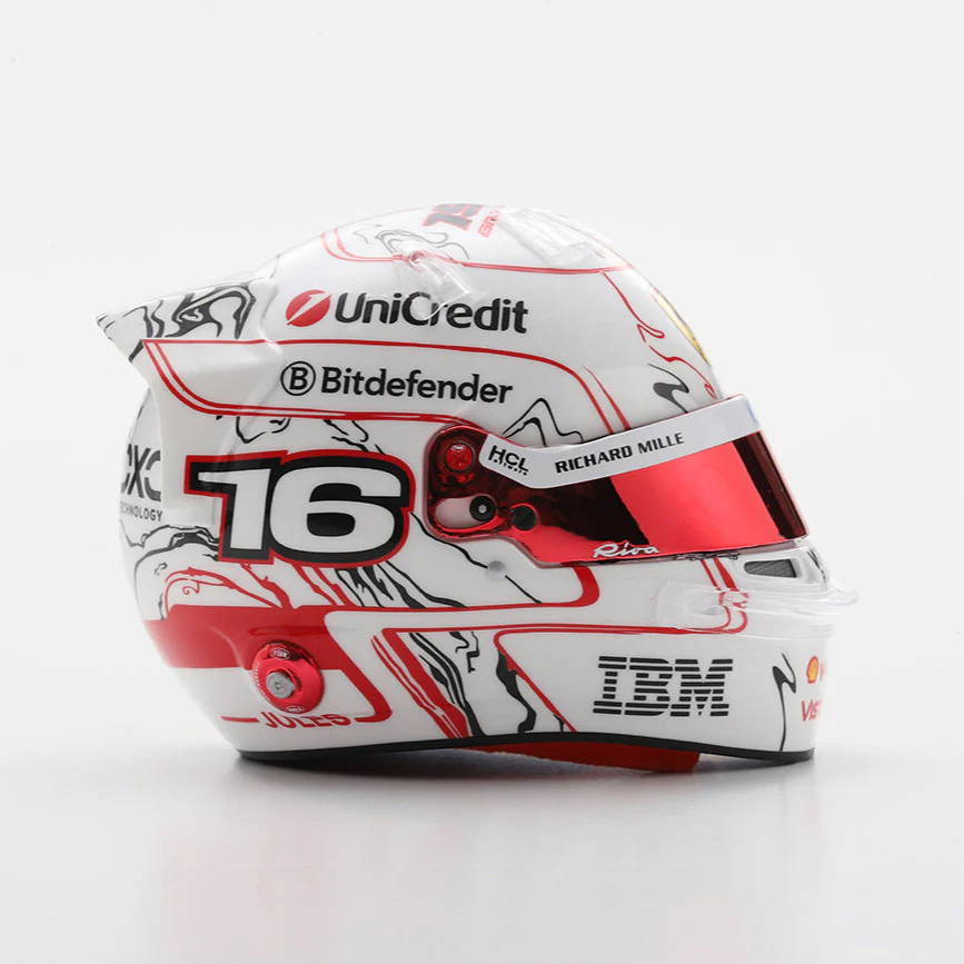 Charles Leclerc Helmet Japanese GP 2025 Special Scuderia Ferrari F1 Helmet -  Looksmart 1:5 Helmet - Image 2
