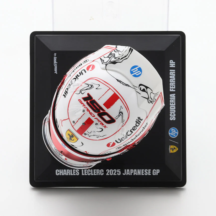 Charles Leclerc Helmet Japanese GP 2025 Special Scuderia Ferrari F1 Helmet -  Looksmart 1:5 Helmet - Image 3