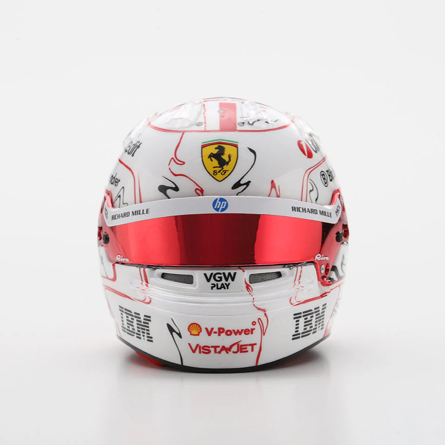 Charles Leclerc Helmet Japanese GP 2025 Special Scuderia Ferrari F1 Helmet -  Looksmart 1:5 Helmet - Image 4