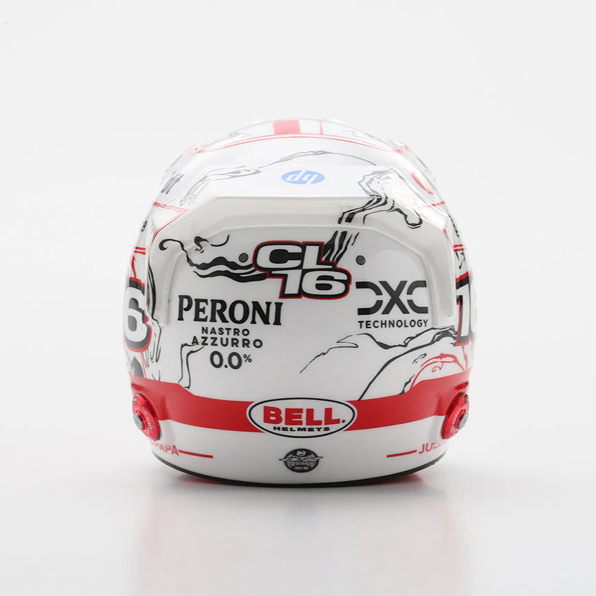 Charles Leclerc Helmet Japanese GP 2025 Special Scuderia Ferrari F1 Helmet -  Looksmart 1:5 Helmet - Image 5