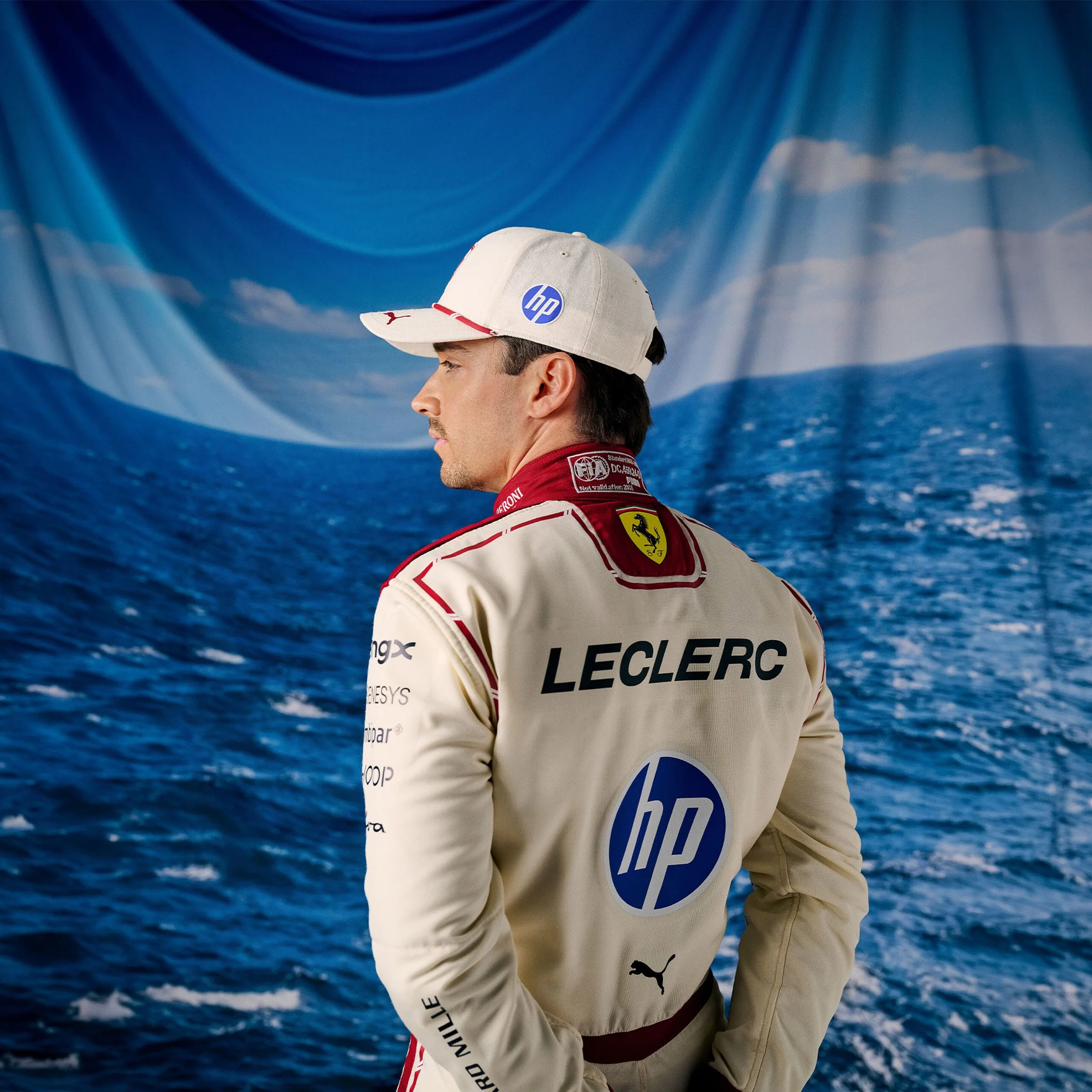 Charles Leclerc Scuderia Ferrari 2026 Monaco GP Homerace Driver Cap - Image 4